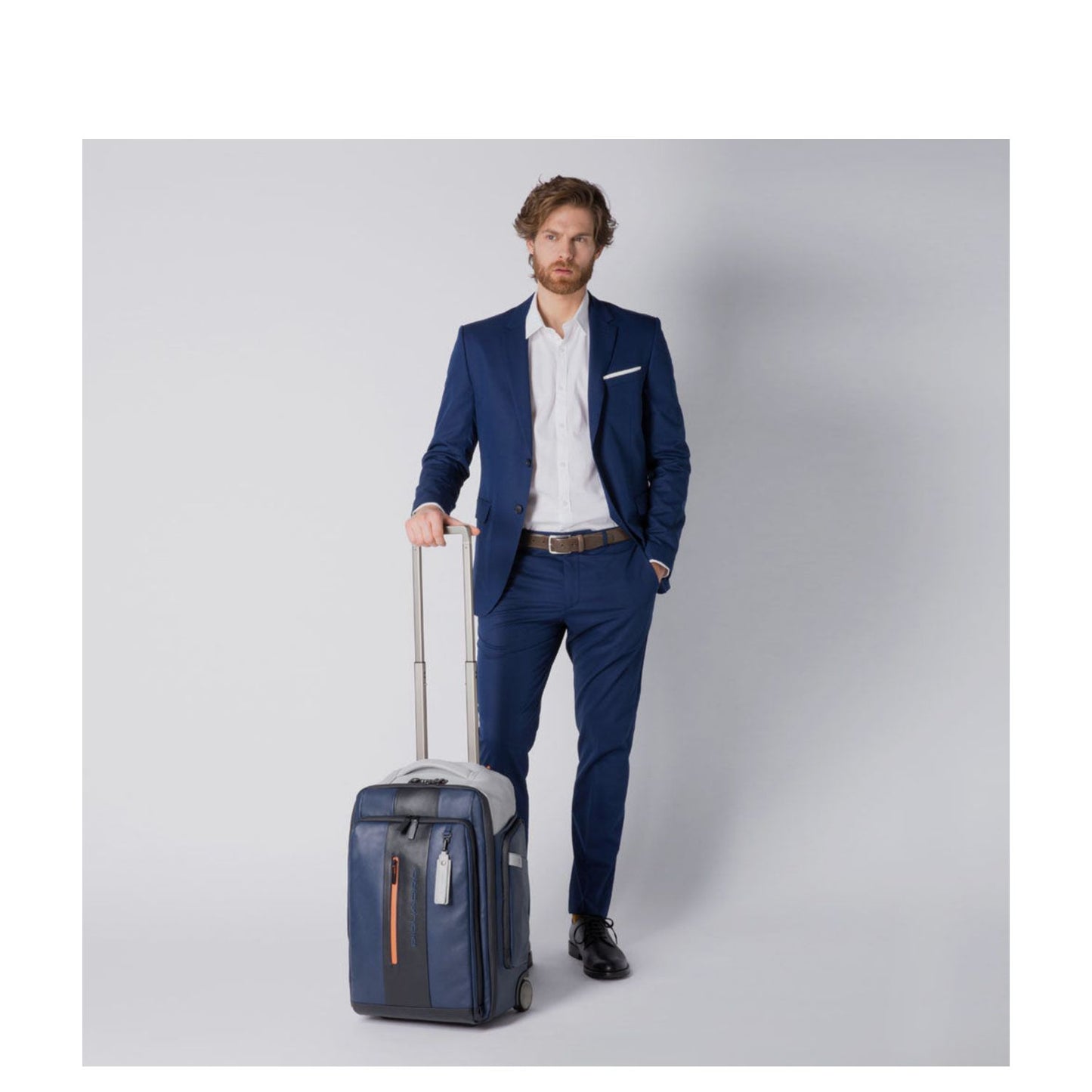 Piquadro Urban Cabin Size Trolley black/grey