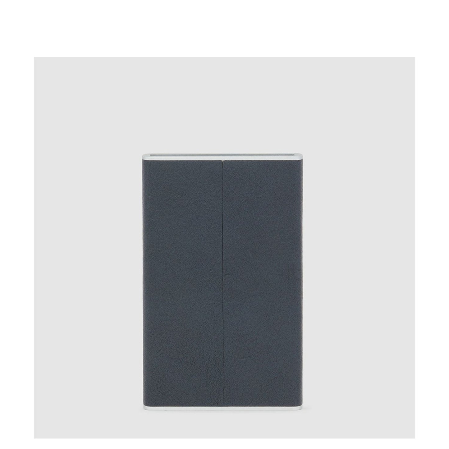 Piquadro Black Square Creditcard Case With Sliding System ocean blue
