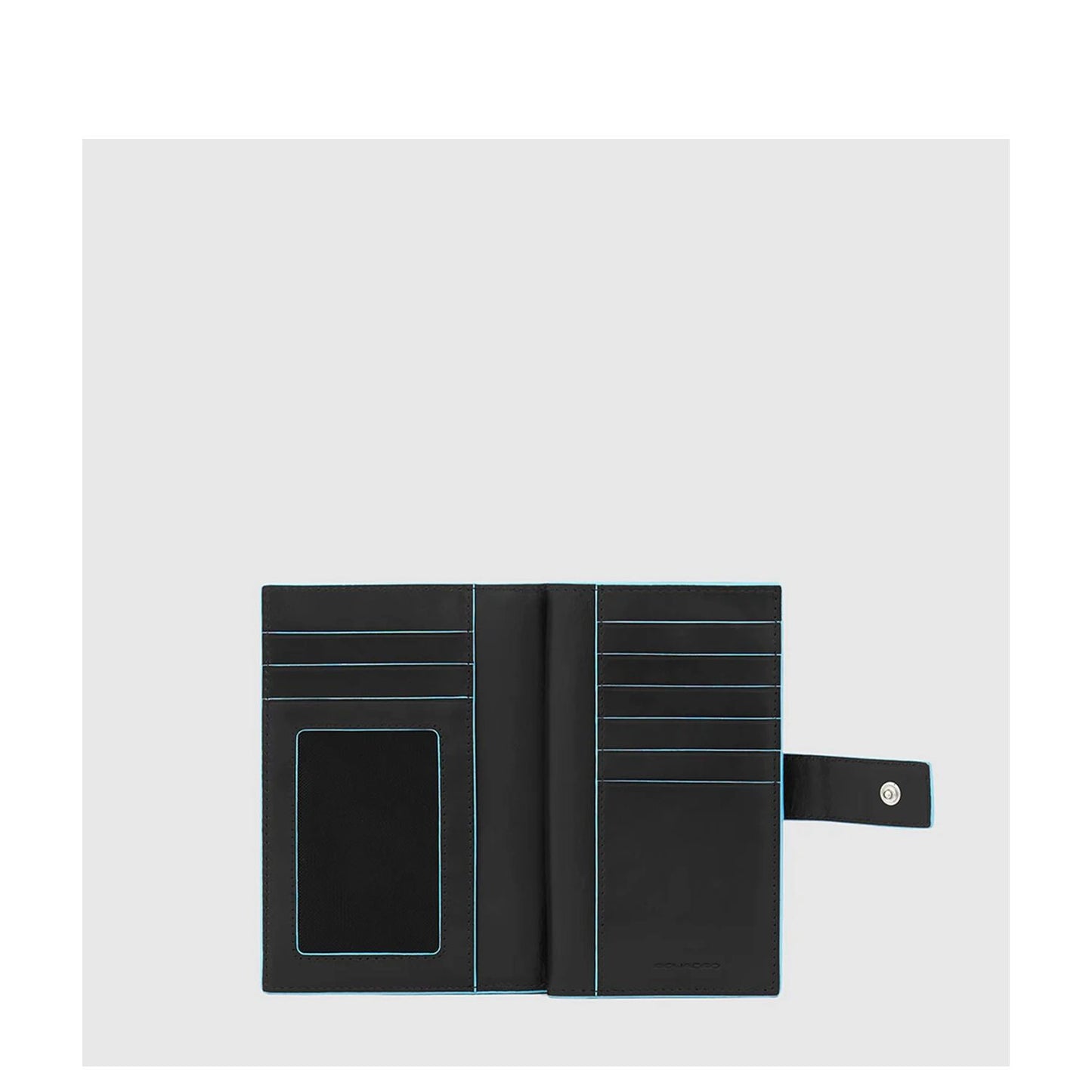 Piquadro Blue Square Women Wallet black