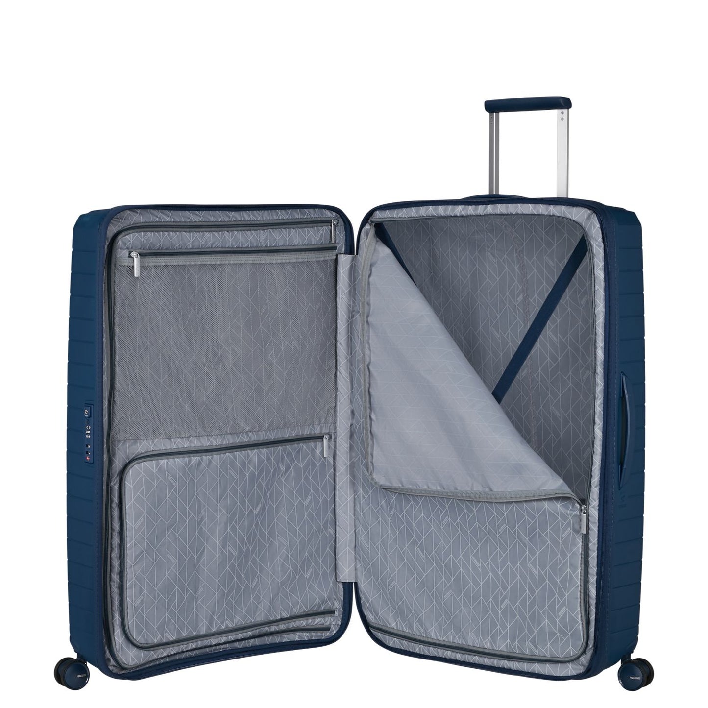 American Tourister Fastforward Spinner 83/31 TSA Expandable navy blue