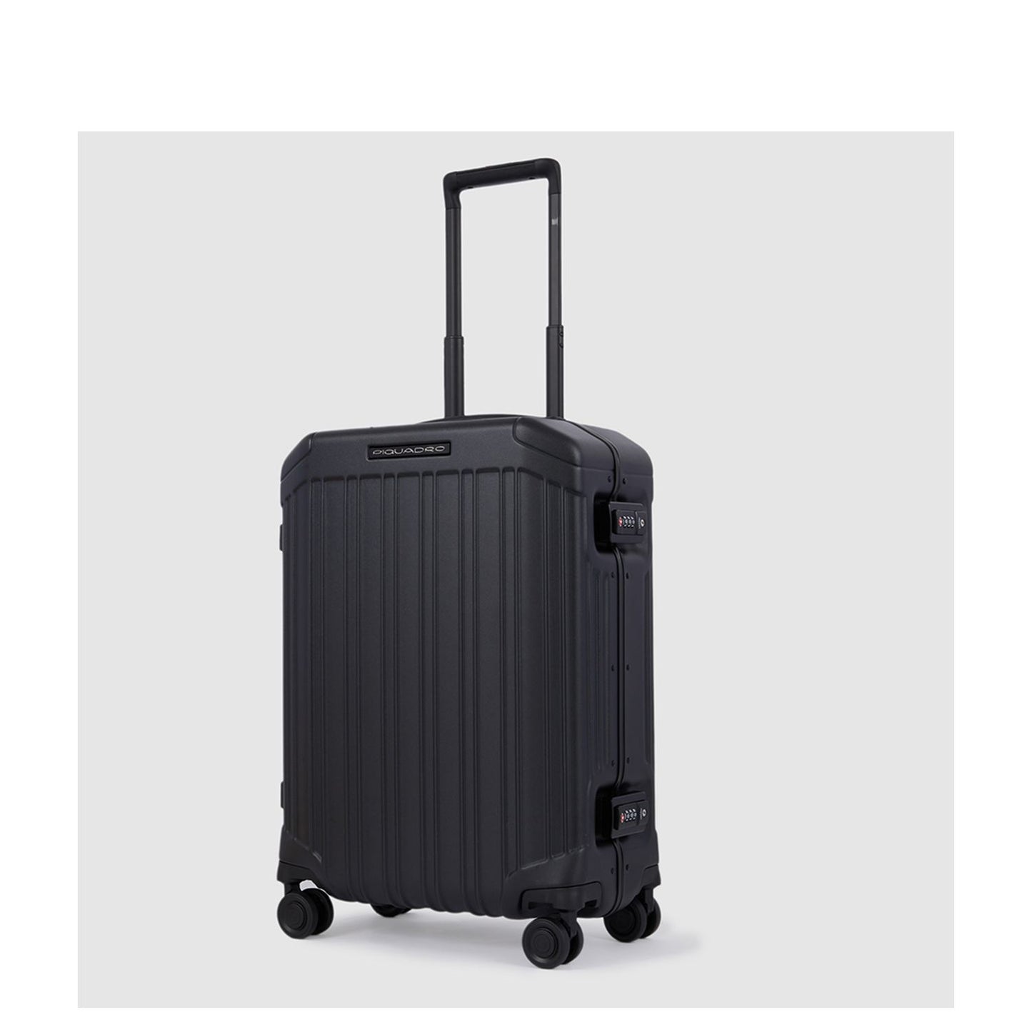 Piquadro PQ Light Frame Ultra Slim Spinner 55 matte black