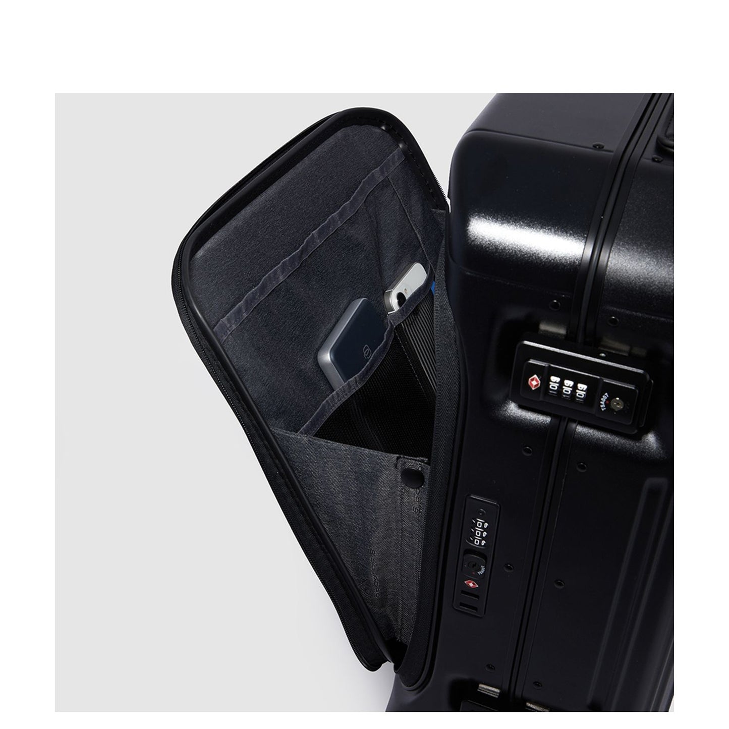 Piquadro PQ Light Frame Laptop Cabin Spinner 55 matte black