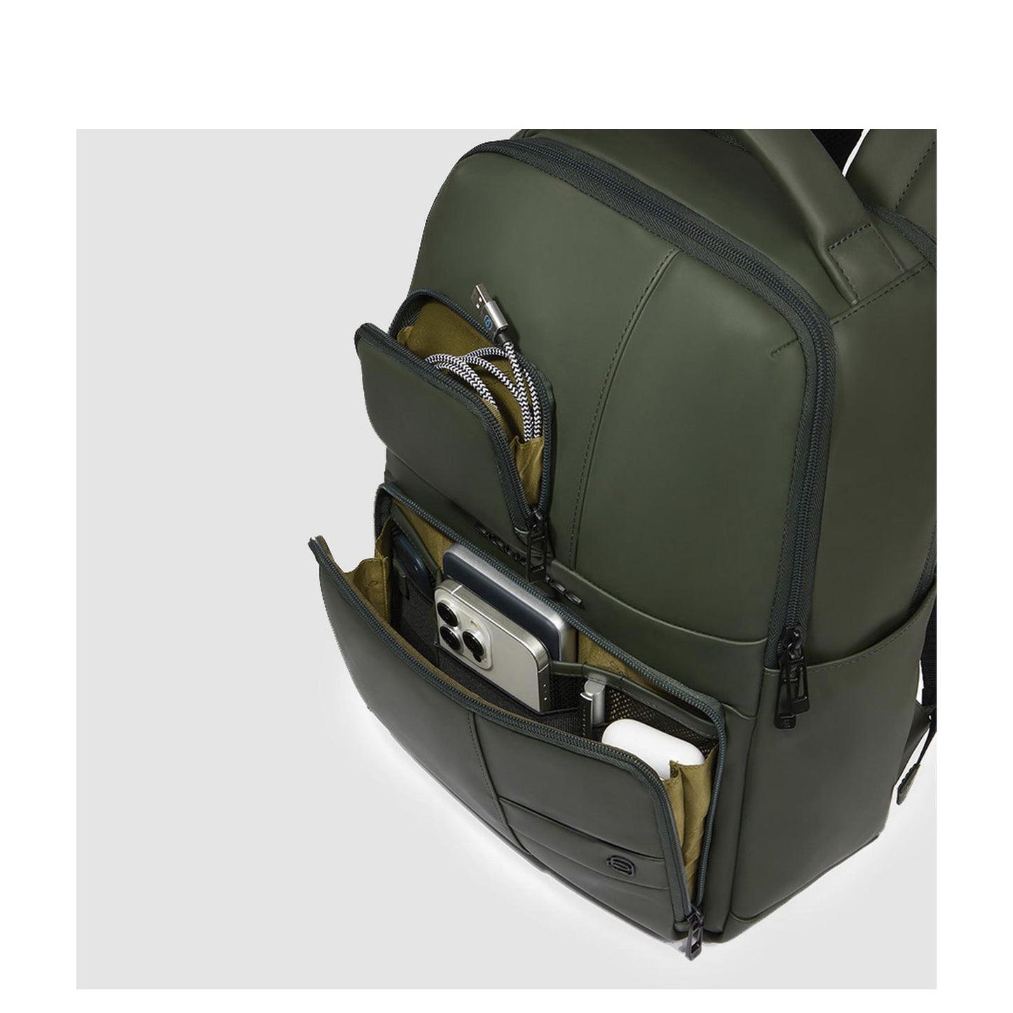 Piquadro W129W Water Repellent Laptop Backpack verde