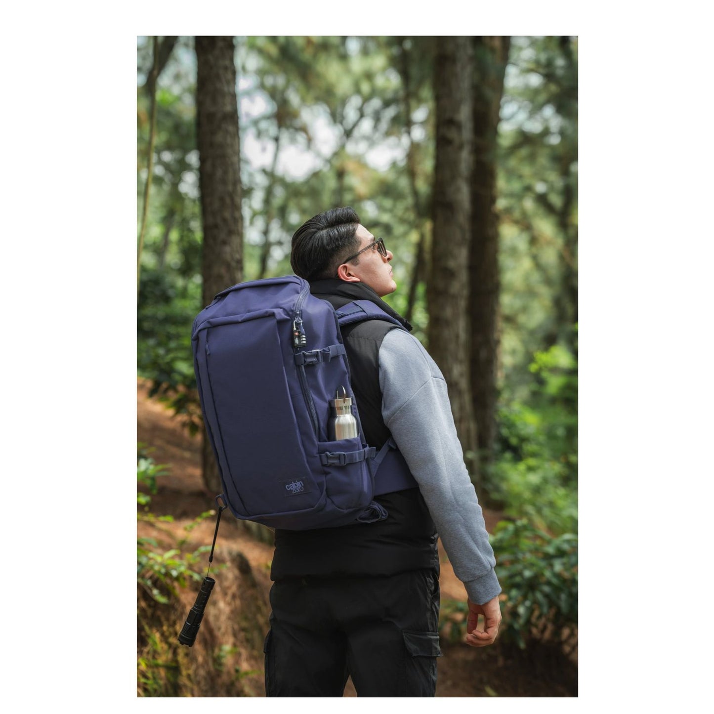CabinZero Adventure Pro 42L Cabin Backpack galaxy blue