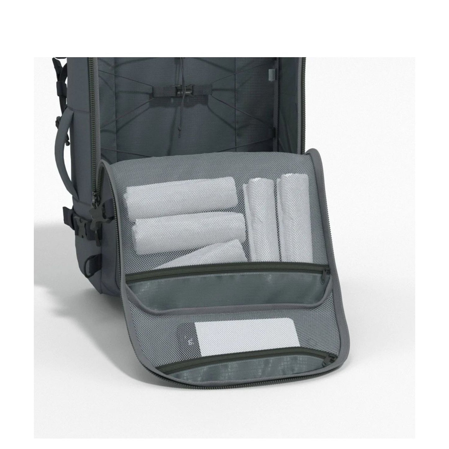 CabinZero Adventure Pro 42L Cabin Backpack original grey
