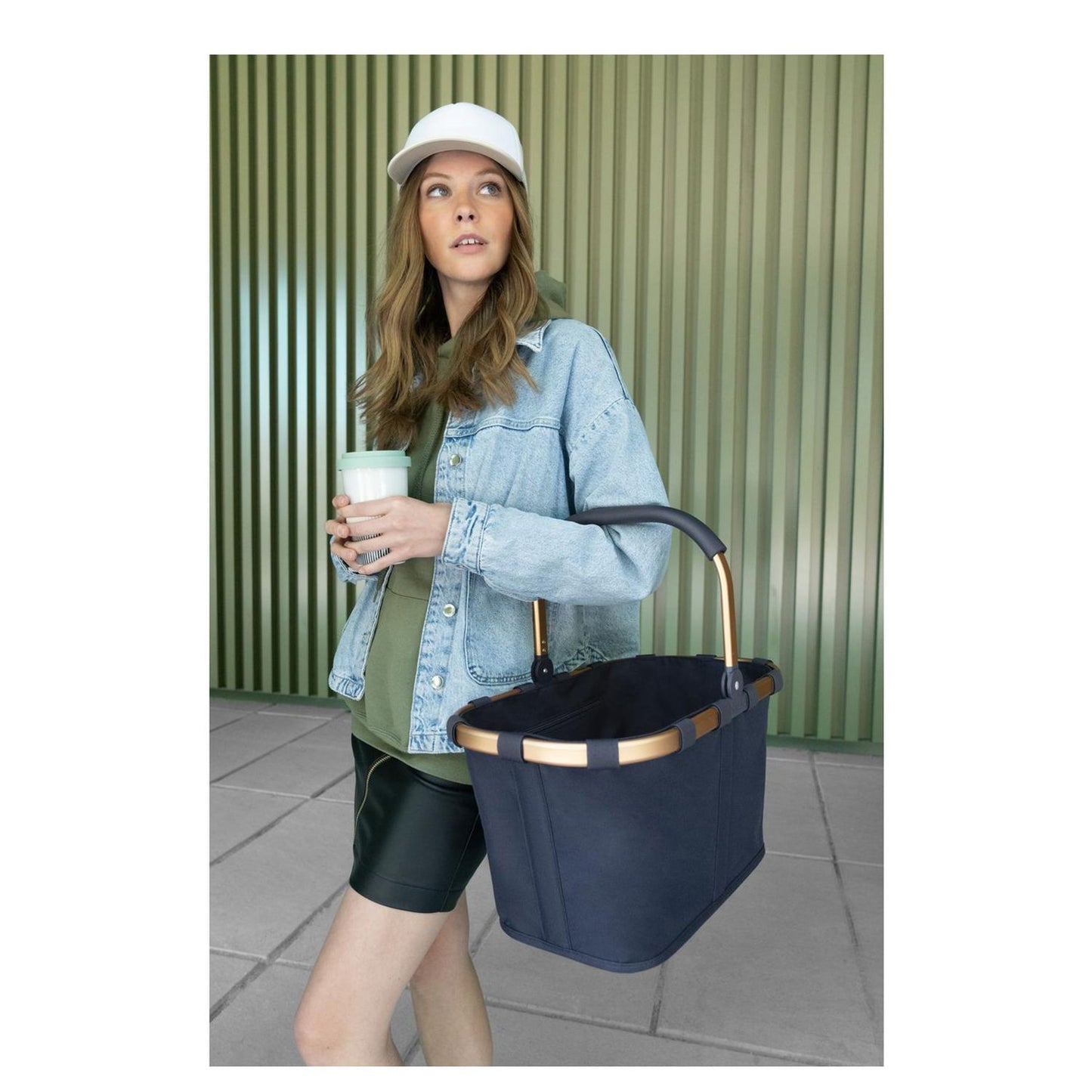 Reisenthel Shopping Carrybag Frame midnight gold