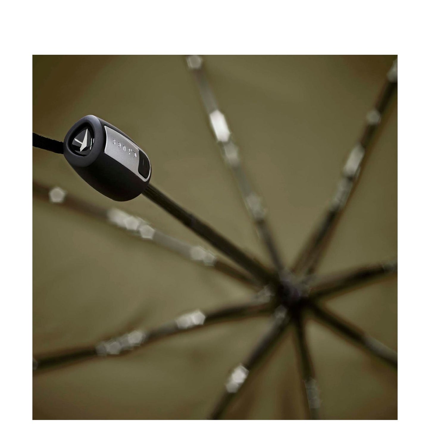 Senz Mini Automatic Foldable Storm Umbrella martini olive