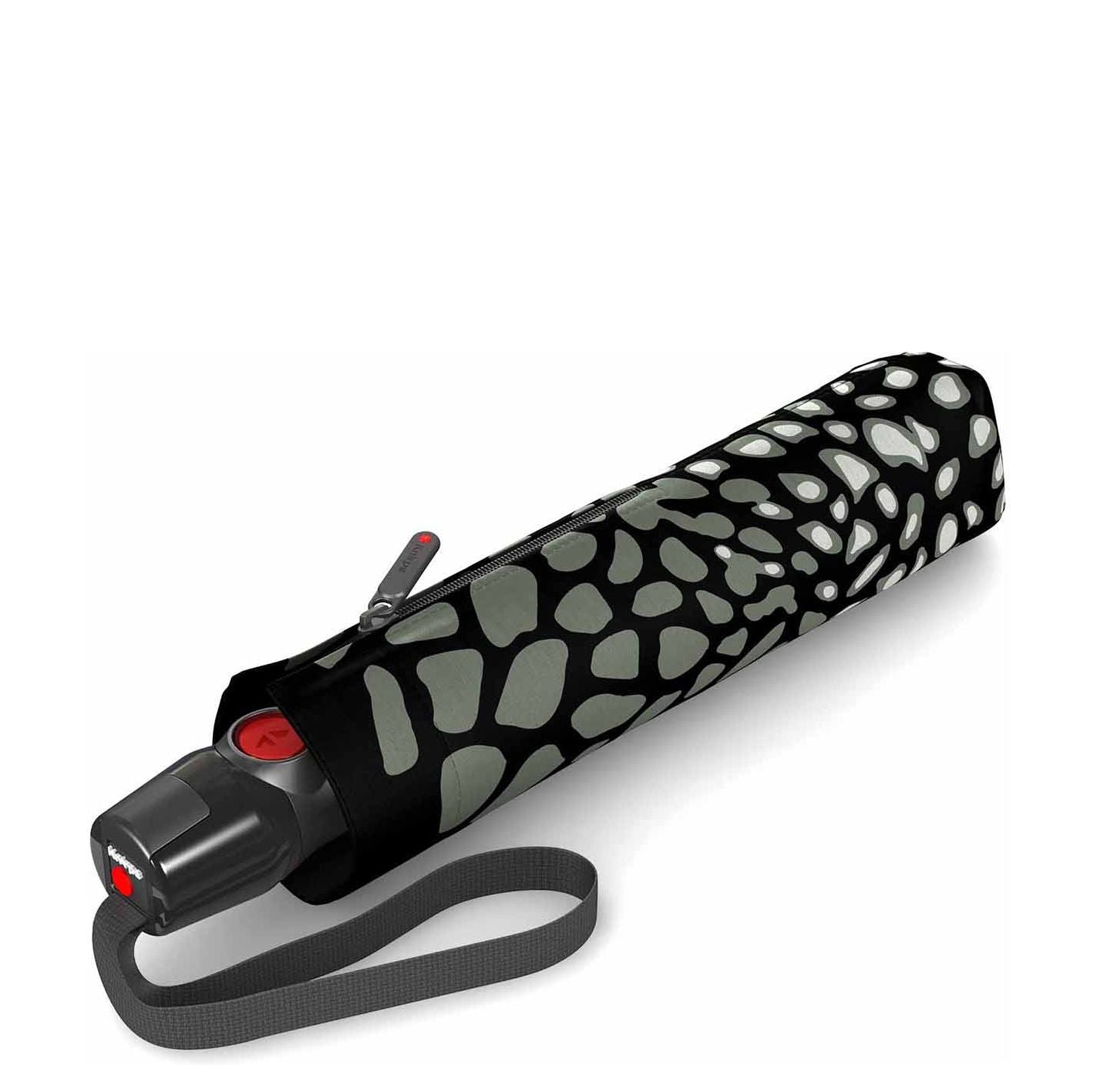 Knirps T.200 Medium Duomatic Umbrella animal olive