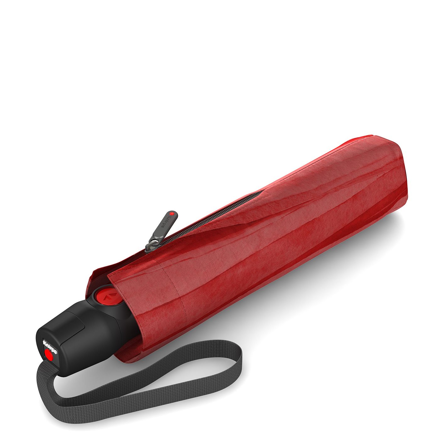 Knirps T.200 Medium Duomatic Umbrella soft scarlet
