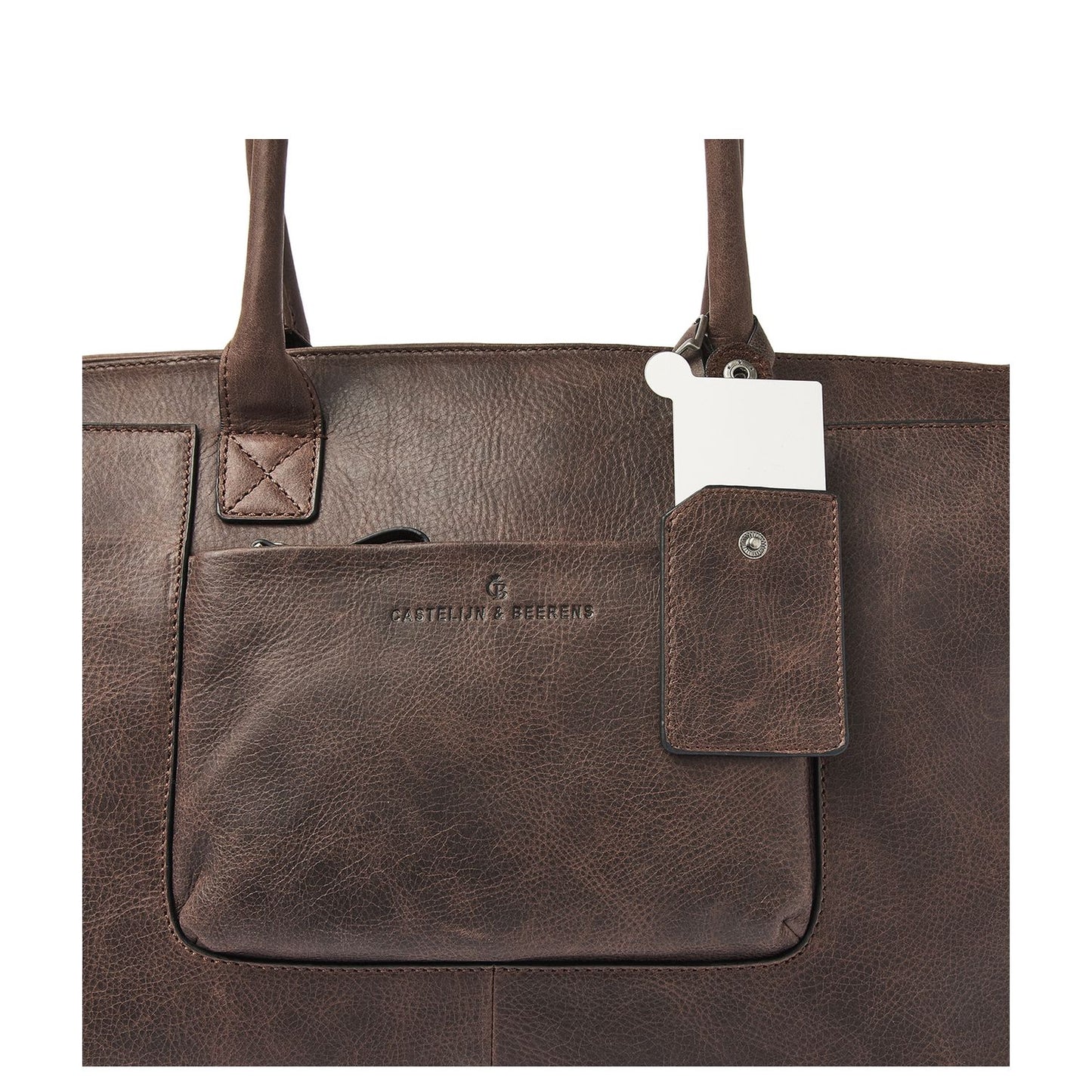 Castelijn & Beerens Aurellé Laptopbag Shopper RFID 15.6" mocca