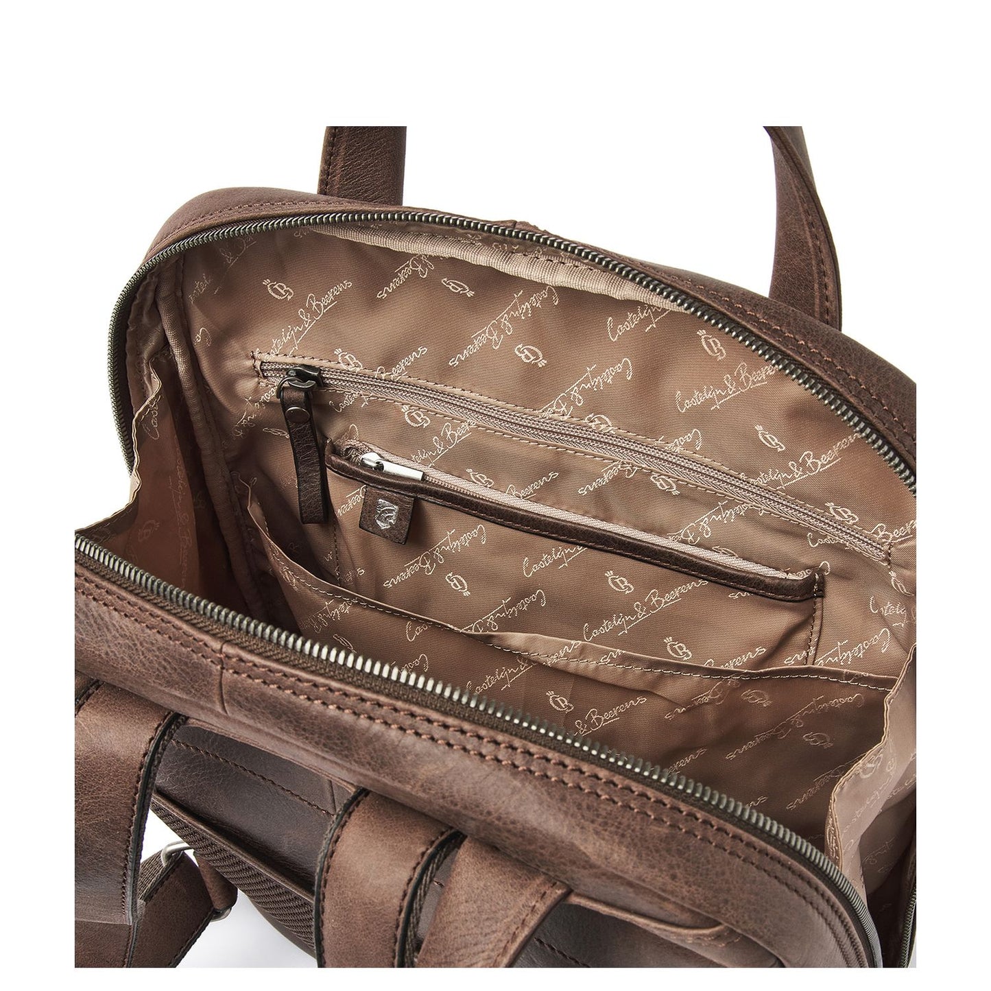 Castelijn & Beerens Carisma Laptop Rugzak 15.6" + tablet mocca