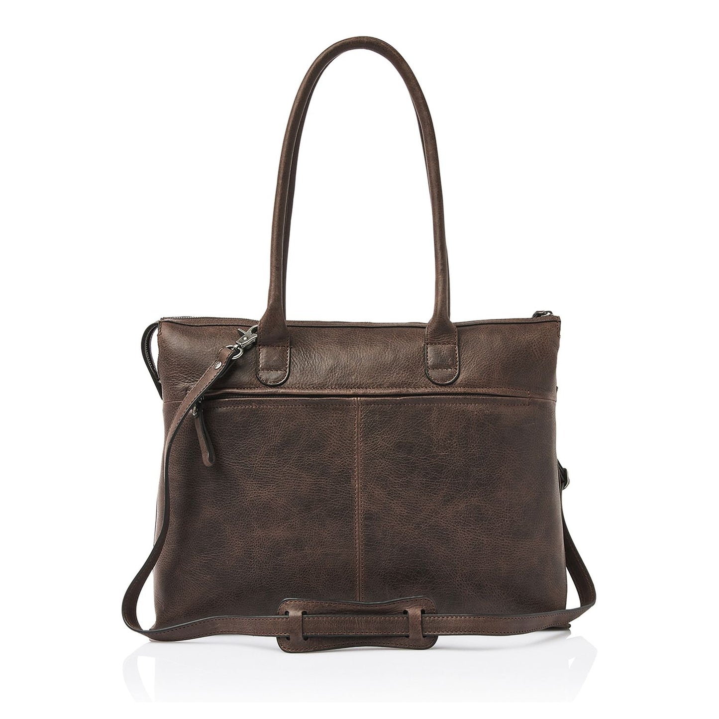 Castelijn & Beerens Cavallo Laptopbag Shopper RFID 15.6" mocca