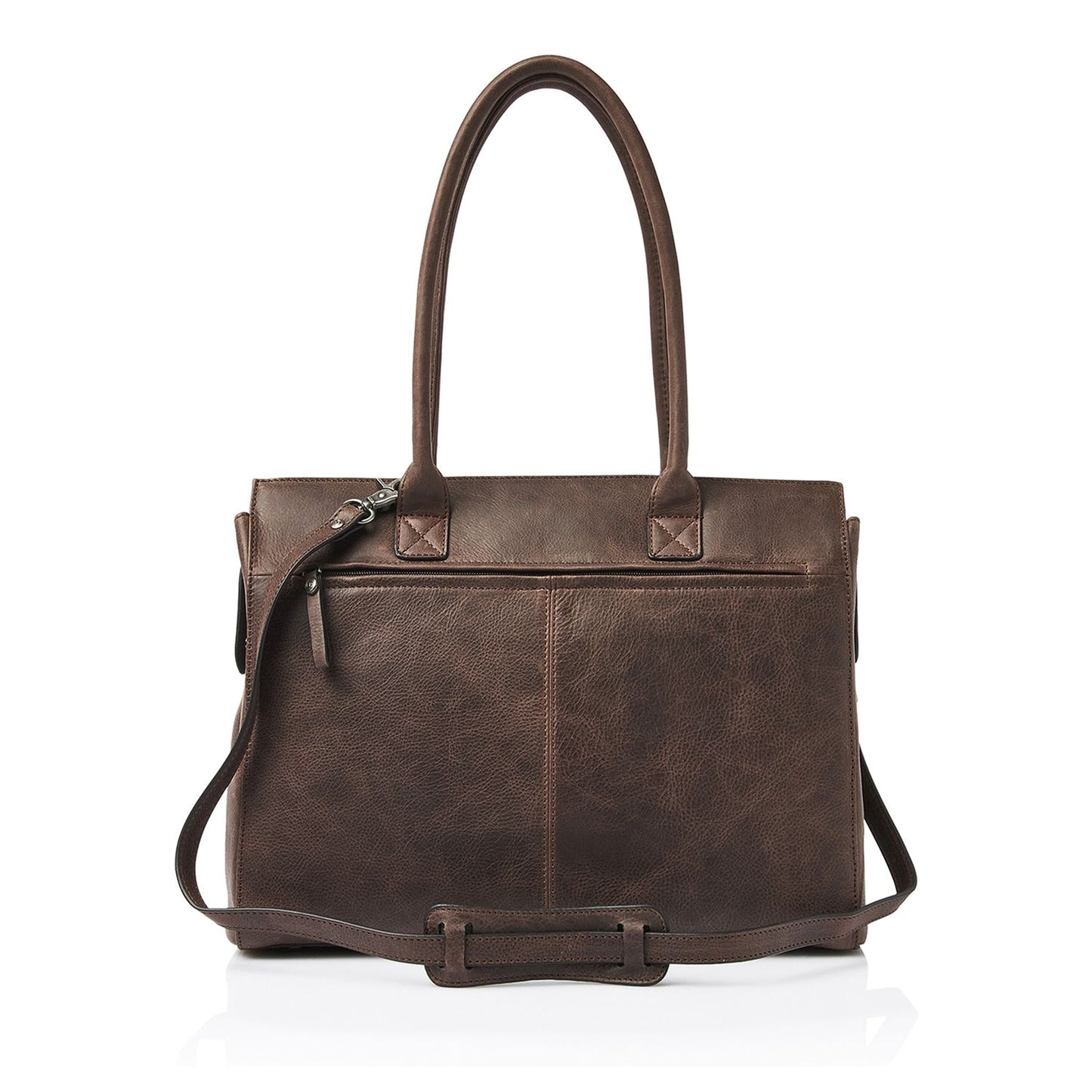 Castelijn & Beerens Aurellé Laptopbag Shopper RFID 15.6" mocca