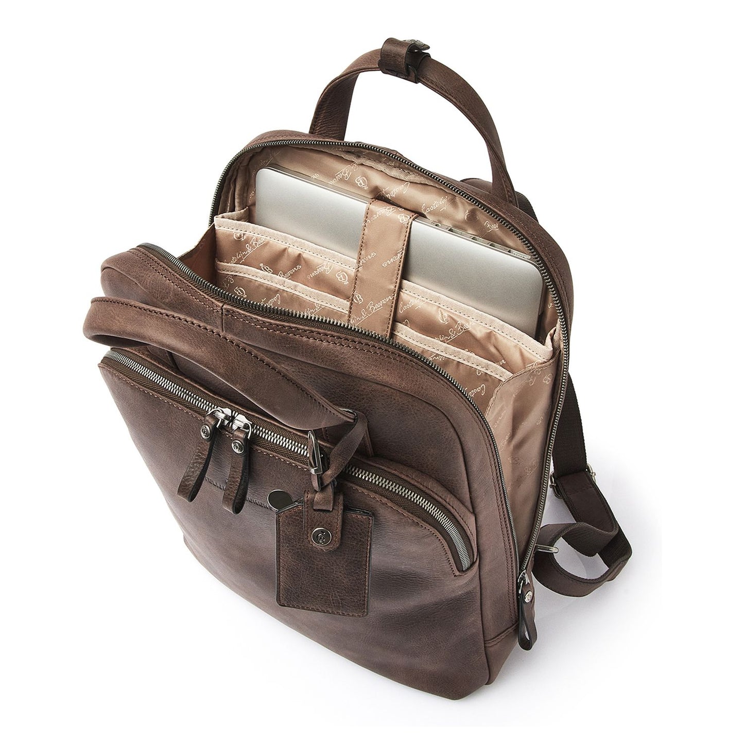 Castelijn & Beerens Carisma Laptop Rugzak 15.6" + tablet mocca