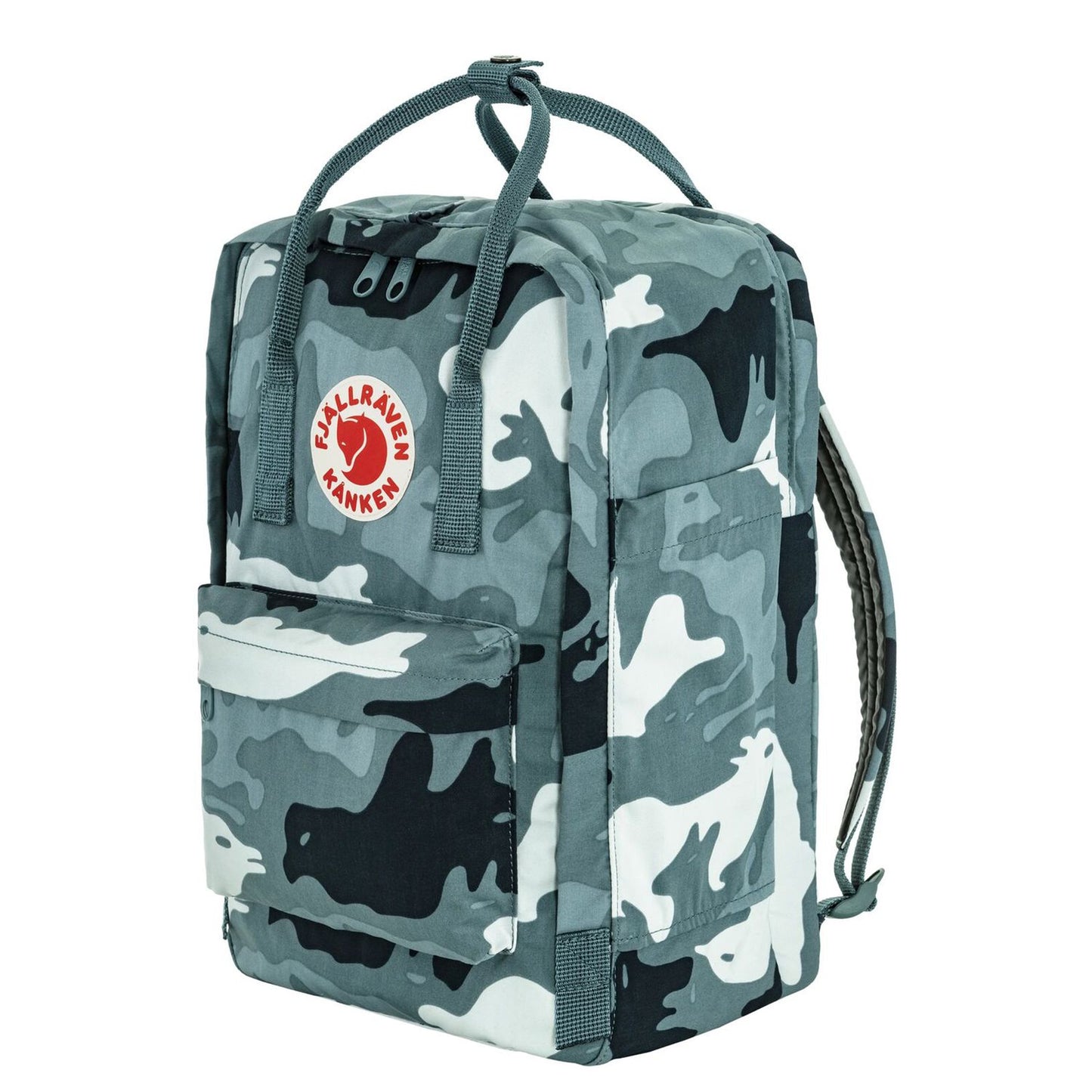 Fjallraven Kanken Graphics Laptop 15 nimbus blue-hidden animals
