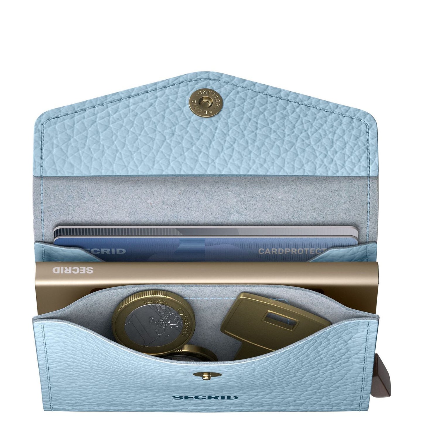 Secrid Enveloppe Vintage Pebble ice blue