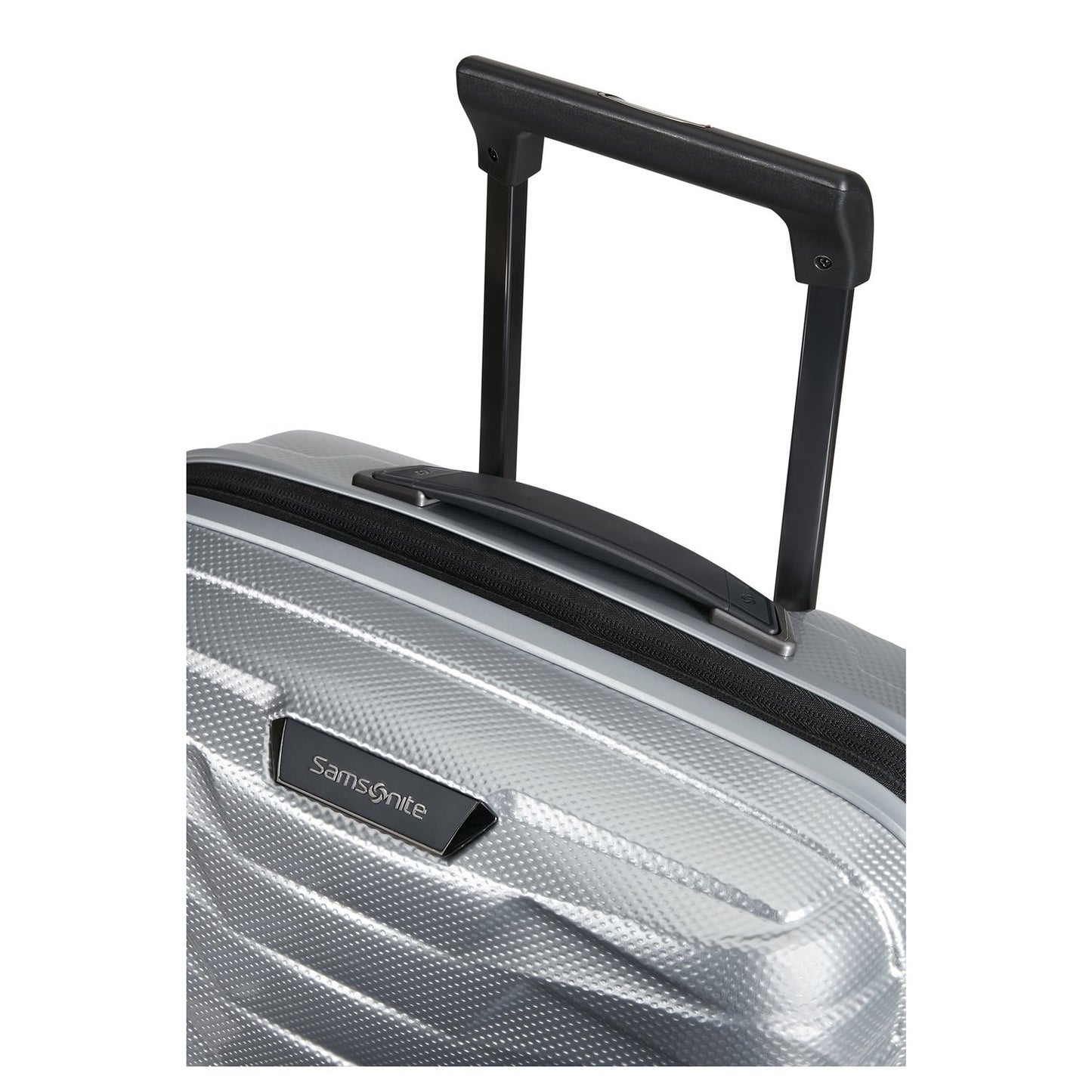 Samsonite Proxis Handbagage Spinner 55 cm - Uitbreidbaar 40/46 liter - 55x40x20/23 cm - silver