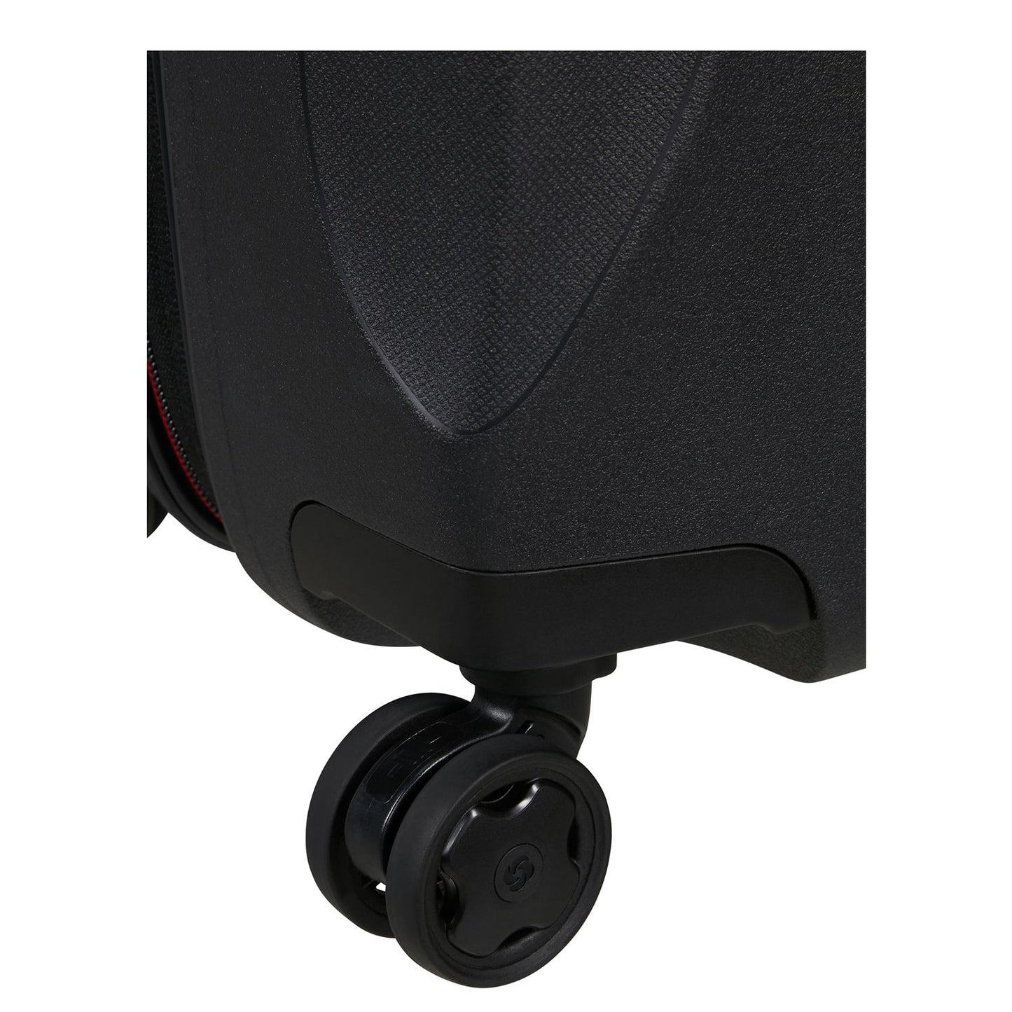 Samsonite Essens Handbagage Spinner 55 cm - Uitbreidbaar 50/57 liter - 55x40x23/26 cm - charcoal/red