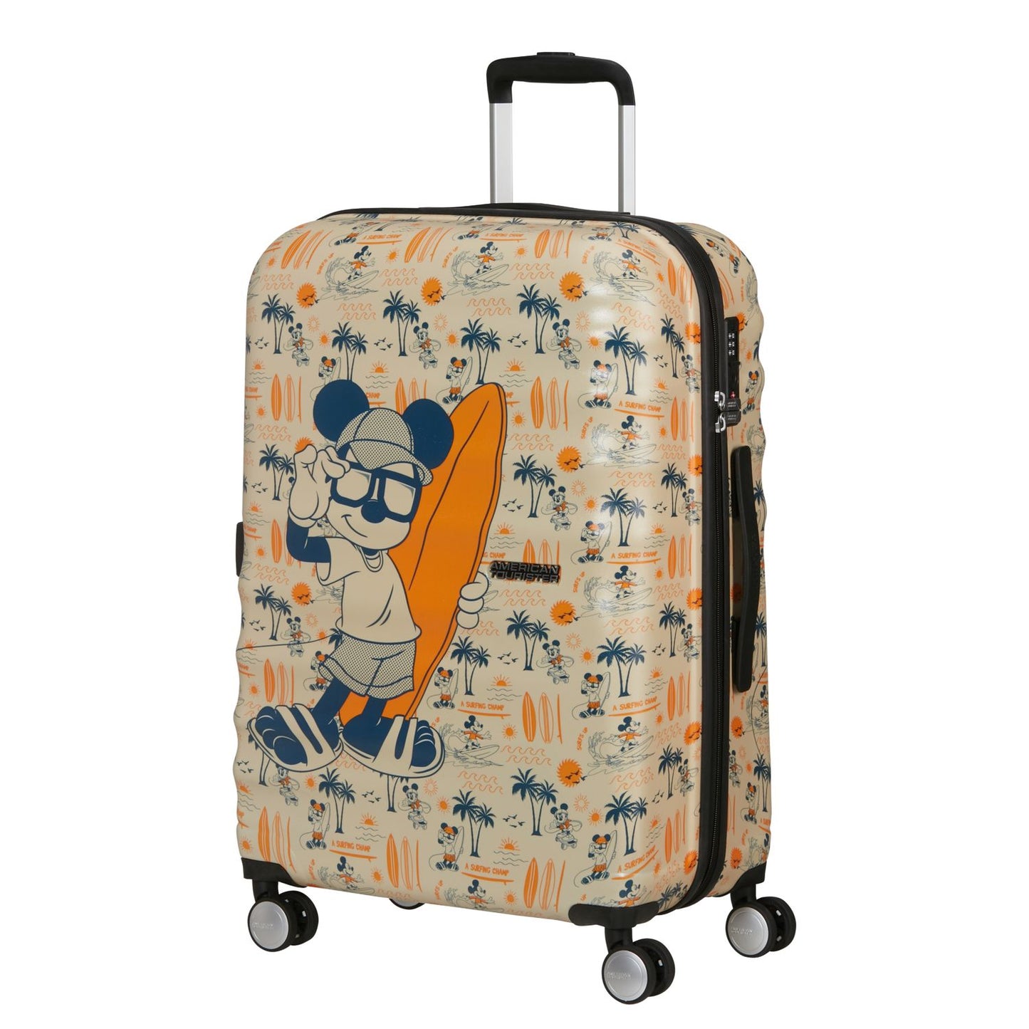 American Tourister Wavebreaker Disney Spinner 67 cm - 64 liter - 67x47x26 cm - mickey super surfer