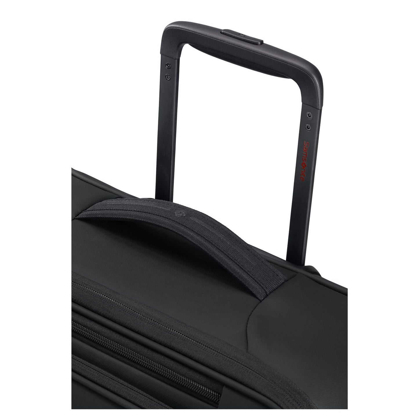 Samsonite Glazed Handbagage Spinner 55 cm - Uitbreidbaar 44/49 liter - 55x40x23/26 cm - black