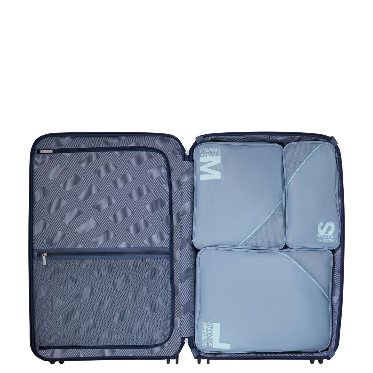 American Tourister Travel Accessories Packing Cubes Set S/M/L stone blue/blue