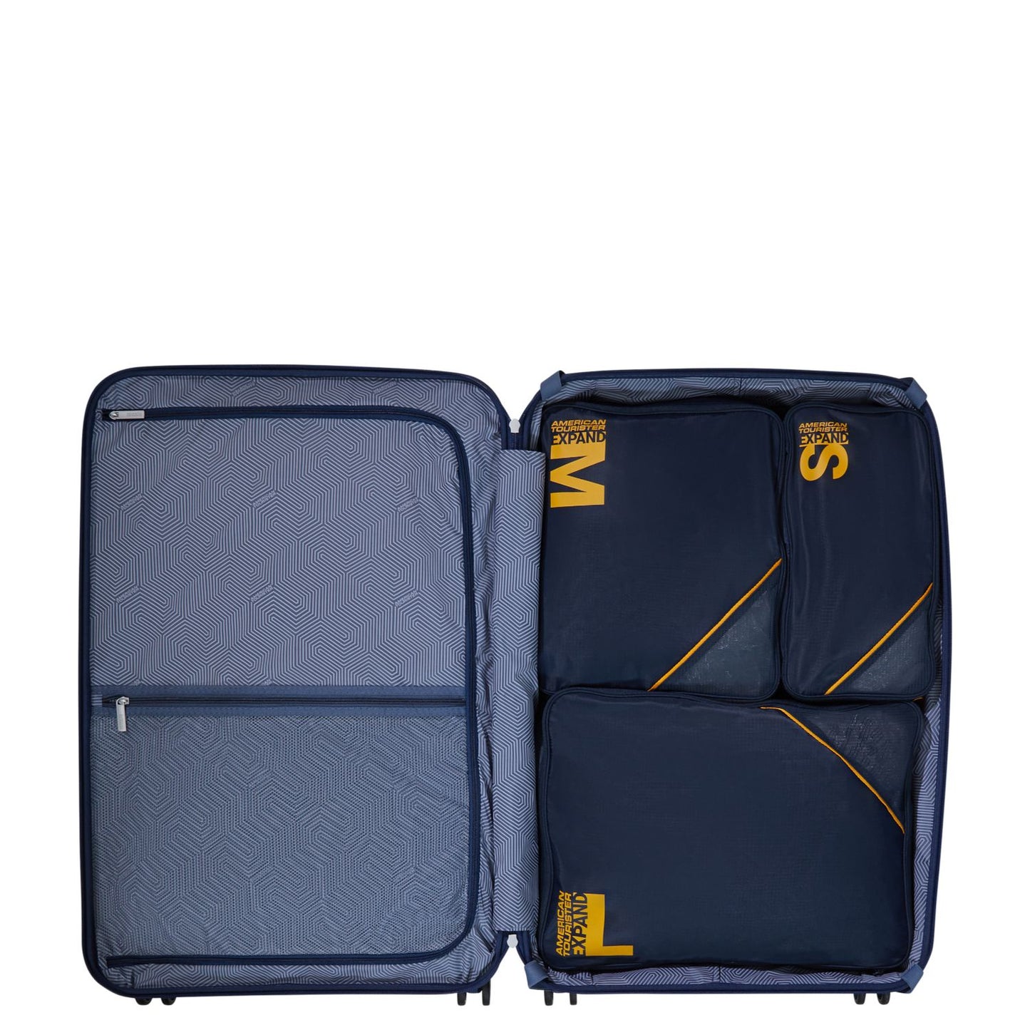 American Tourister Travel Accessories Packing Cubes Set S/M/L navy/orange