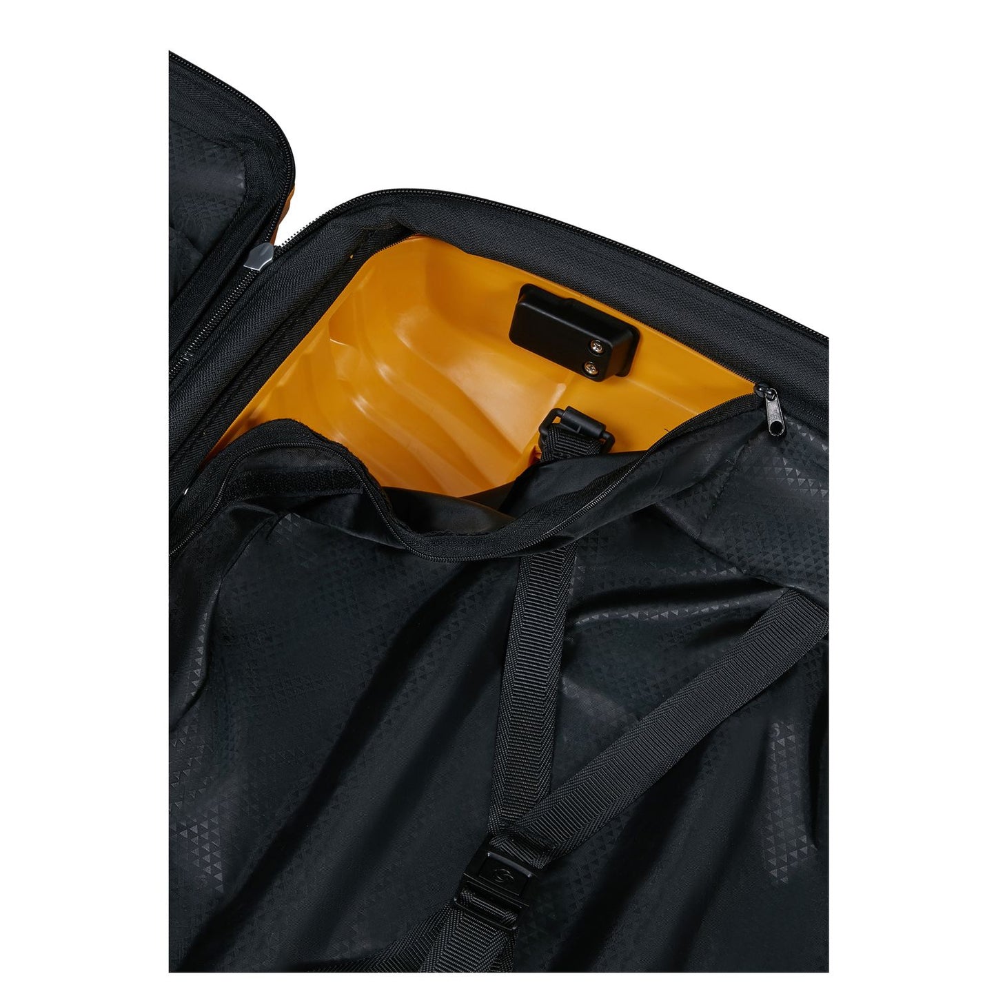 Samsonite Upscape Handbagage Spinner 55 cm - Uitbreidbaar 39/45 liter - 55x40x20/23 cm - yellow