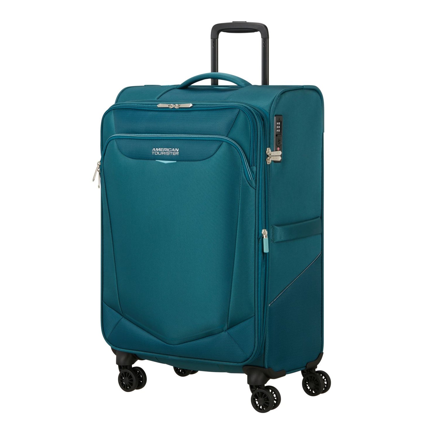 American Tourister Summerride Spinner M Expandable TSA totally teal