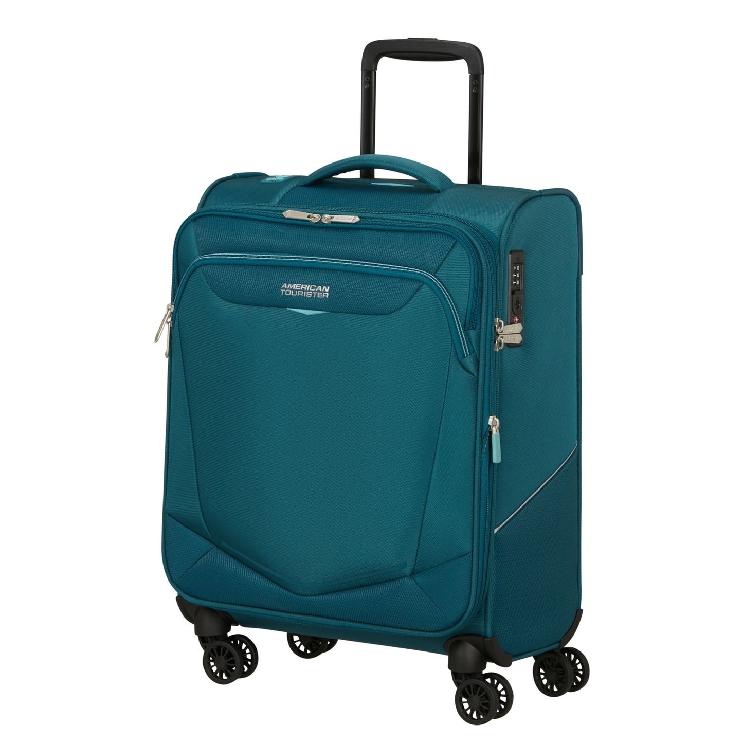 American Tourister Summerride Spinner S Expandable TSA totally teal
