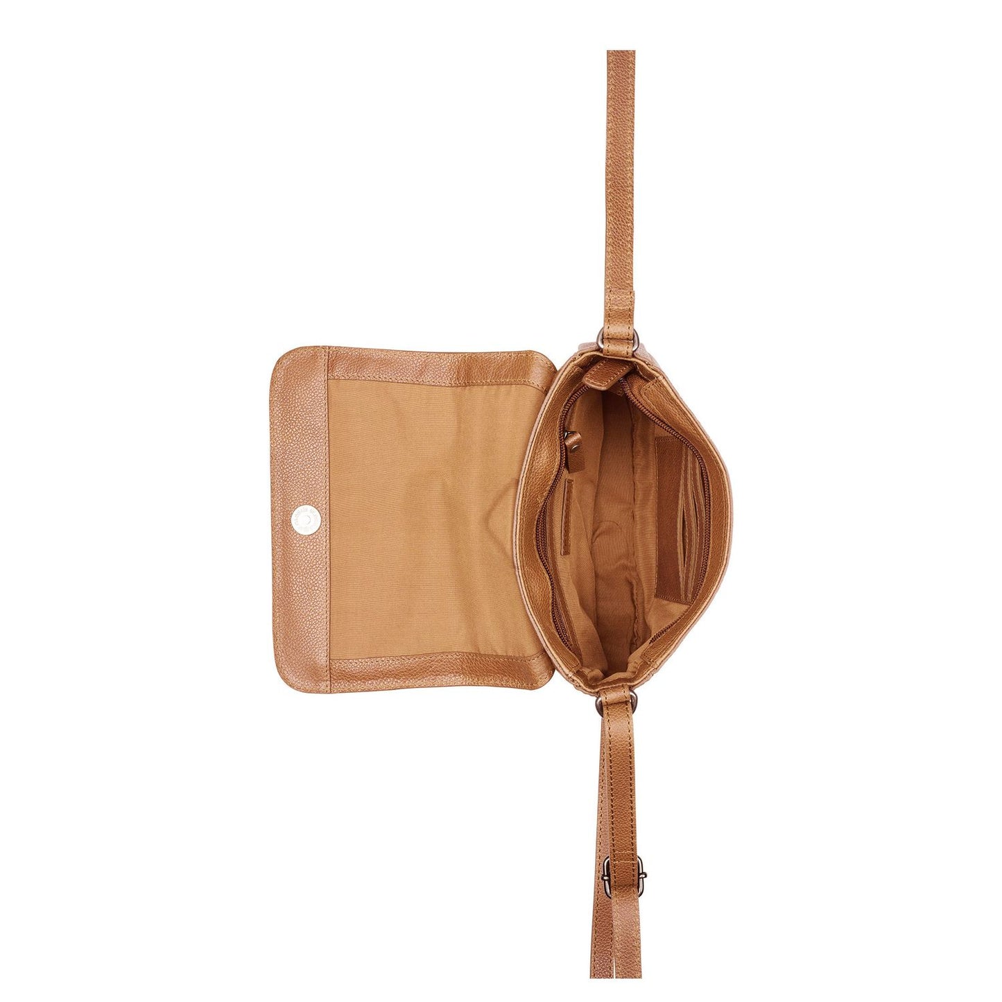 Burkely Antique Avery Isa Crossbody Flap cognac