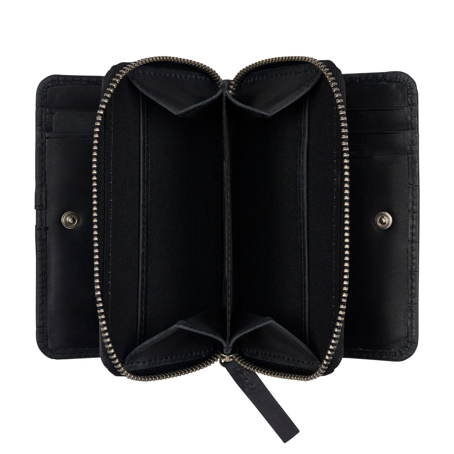 Burkely Cool Colbie Dubbele Billfold Portemonnee zwart