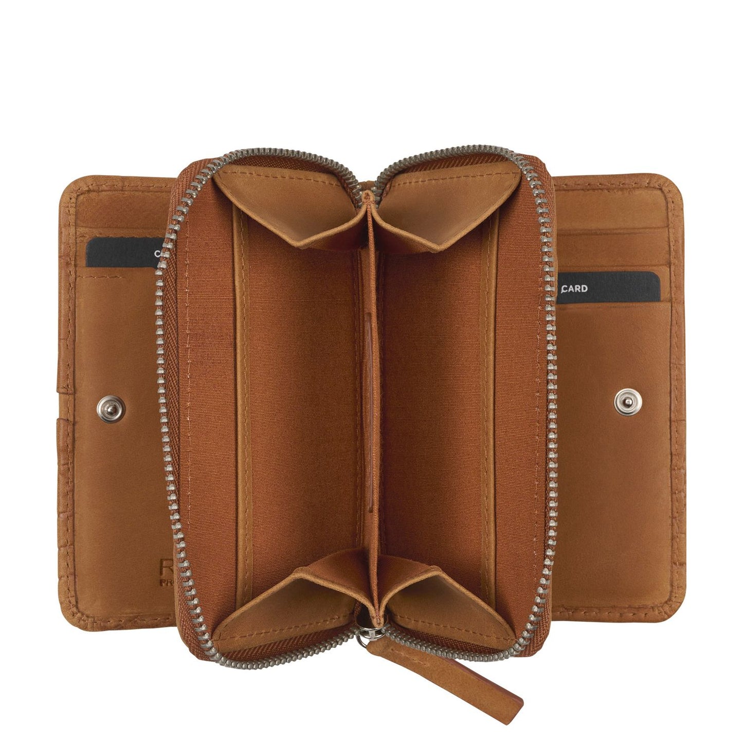 Burkely Cool Colbie Dubbele Billfold Portemonnee cognac