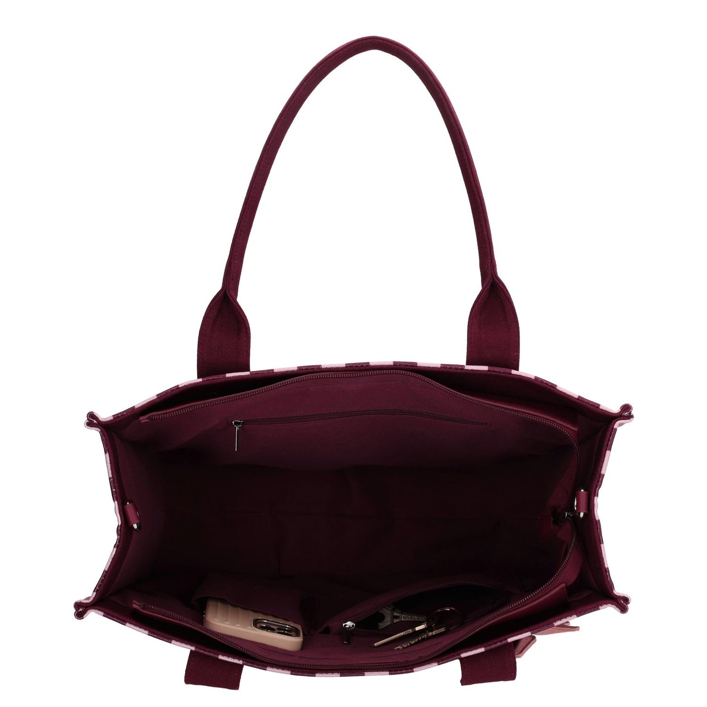 Zebra Trends Mira Shopper bordeaux rood