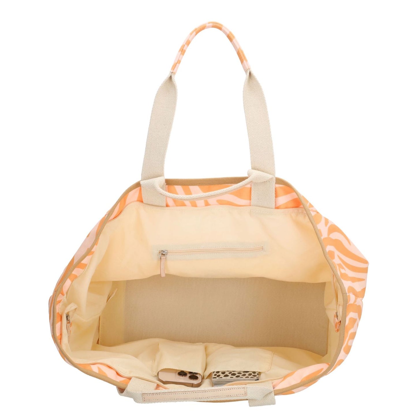 Zebra Trends Richelle Strandtas zebra orange