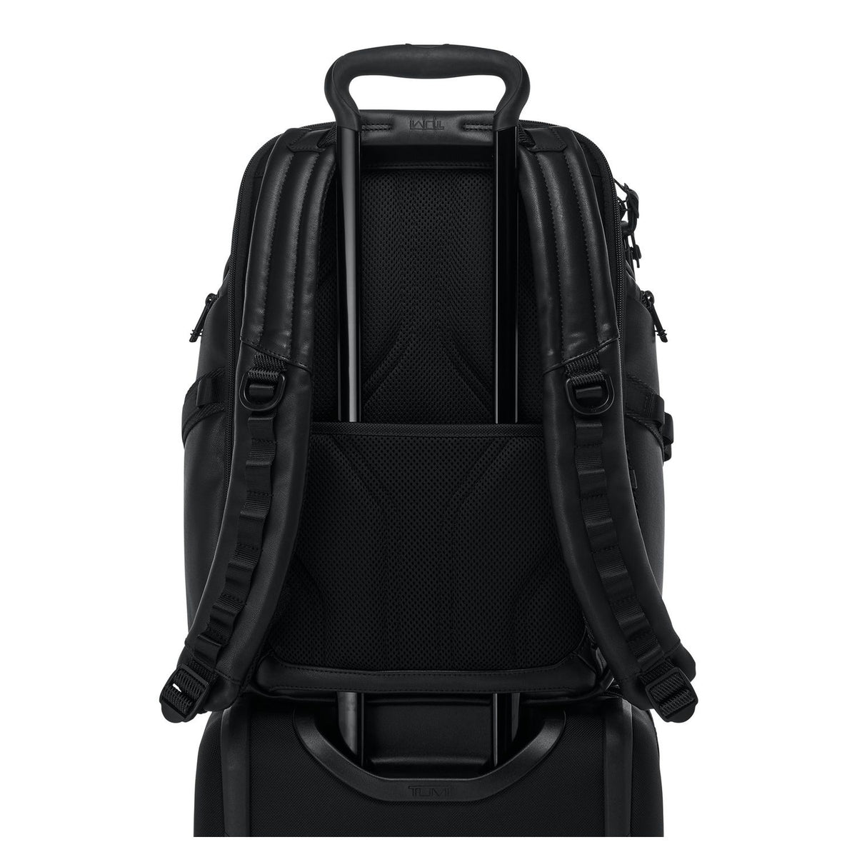 TUMI Alpha Bravo Search Leren Laptop Rugzak - 15" laptopvak - zwart
