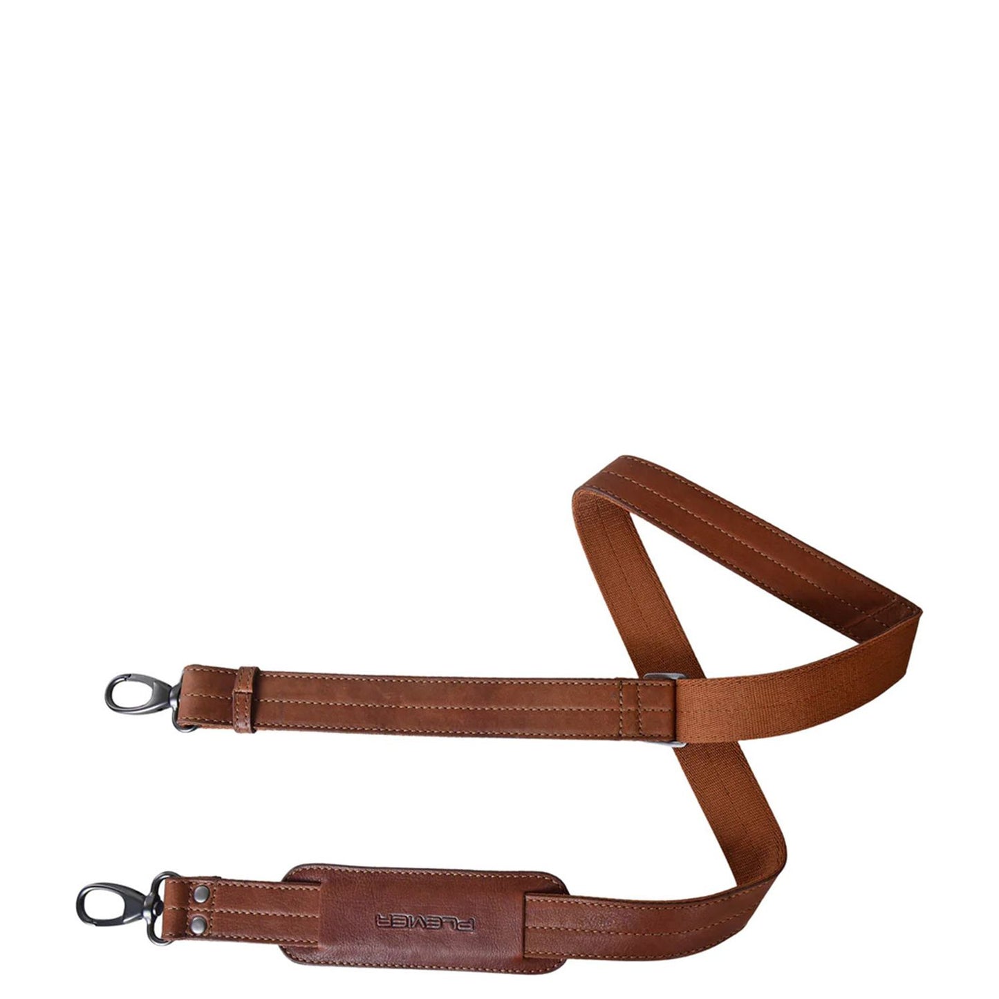 Plevier Power Jimmy Laptop Schoudertas - 16" laptopvak - cognac