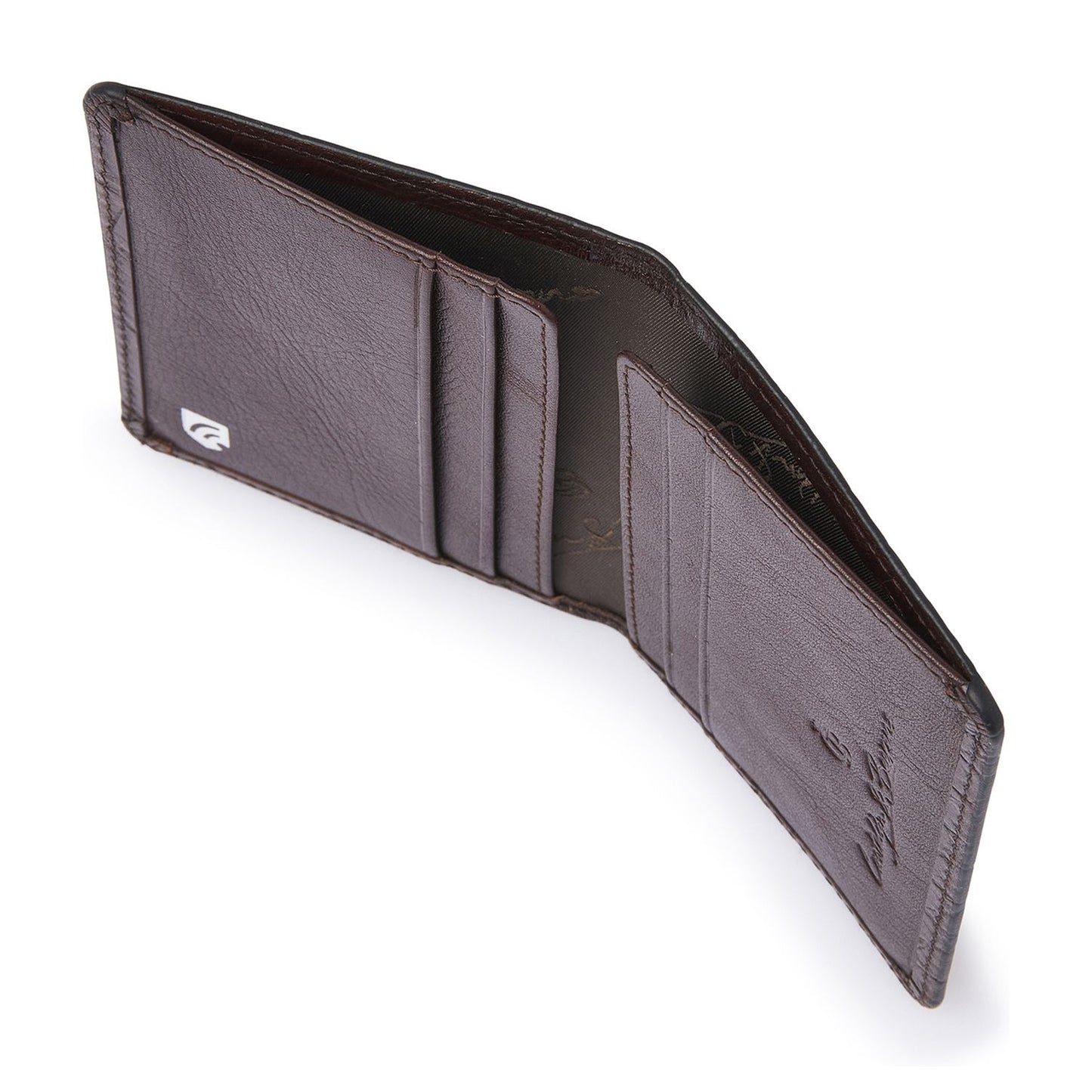 Castelijn & Beerens Croco Creditcard Etui - voor 6 pasjes - met RFID bescherming - mocca