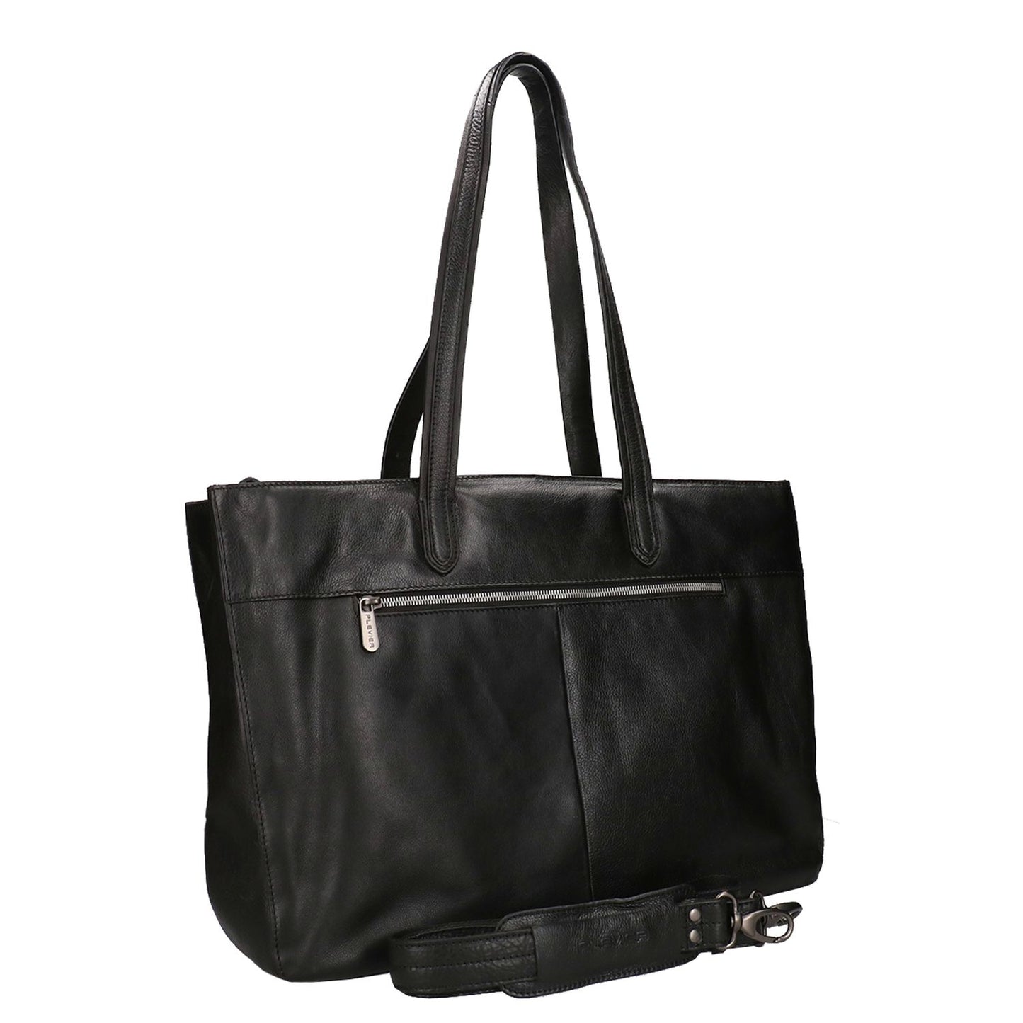 Plevier Power Livingstone Dames Laptop Schoudertas - 17" laptopvak - zwart