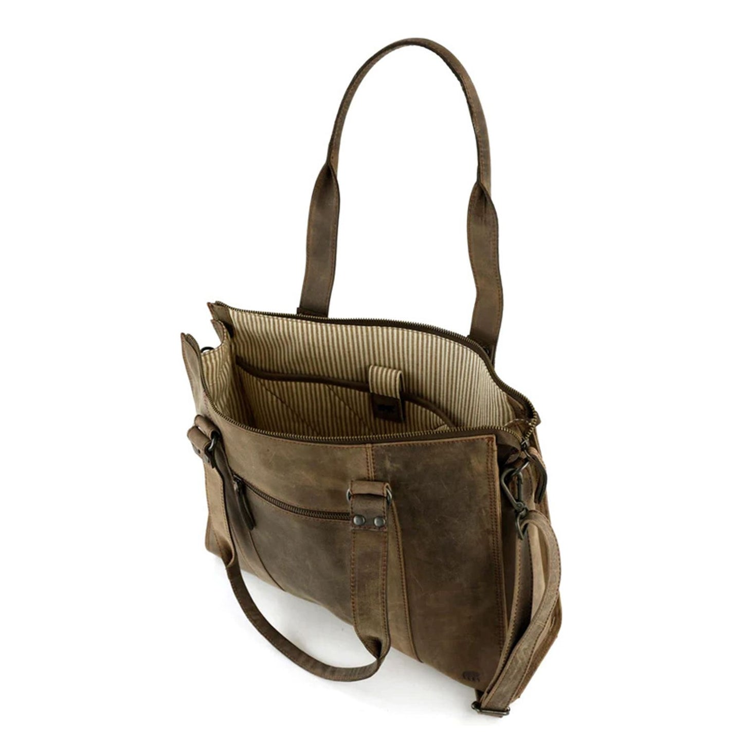 Bear Design Mea Laptopschoudertas - 13.3" laptopvak - met afneembare schouderriem - bruin