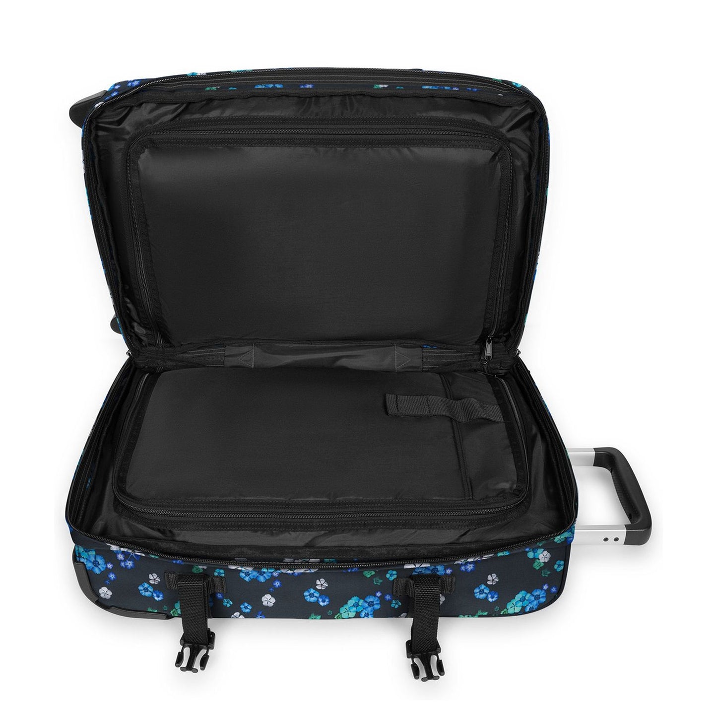 Eastpak Transit'r Plus S Handbagage Reistas 2 Wielen 55 cm - 38 liter - 55x35x23 cm - floral bloom black