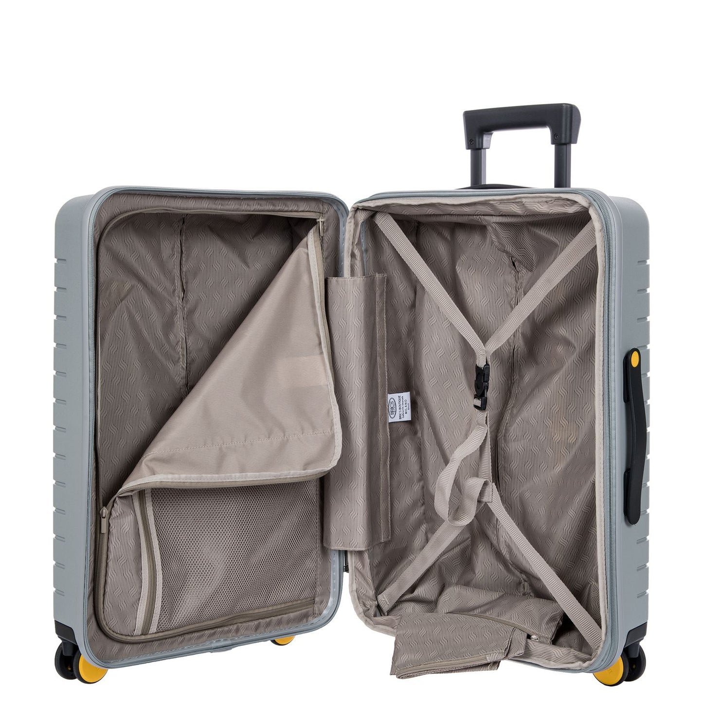 Bric's Ulisse Spinner 65 cm - Uitbreidbaar 68/75 liter - 65x43x26/30 cm - grijs
