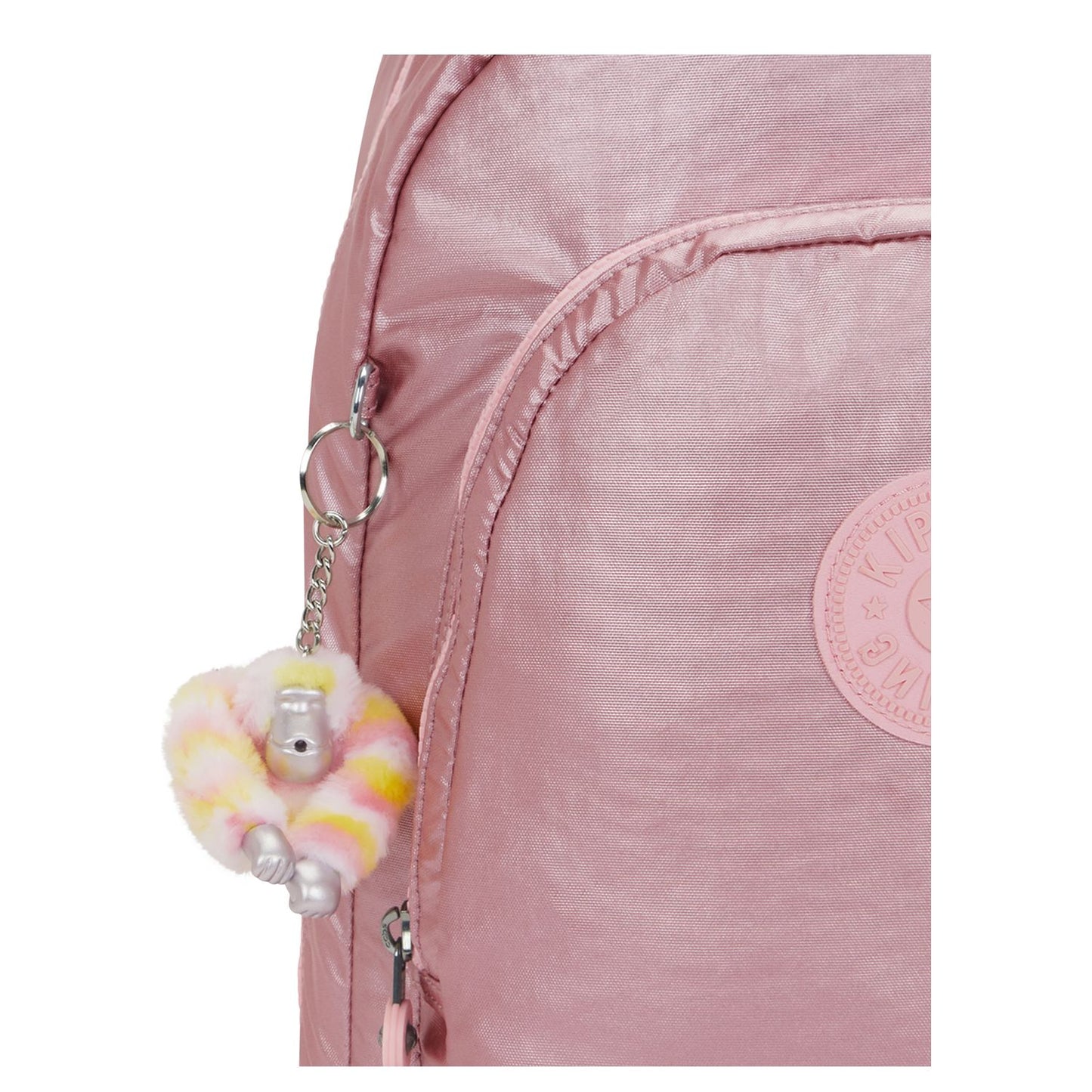 Kipling Class Room Rugzak School - 15" laptopvak - bronze pink metallic