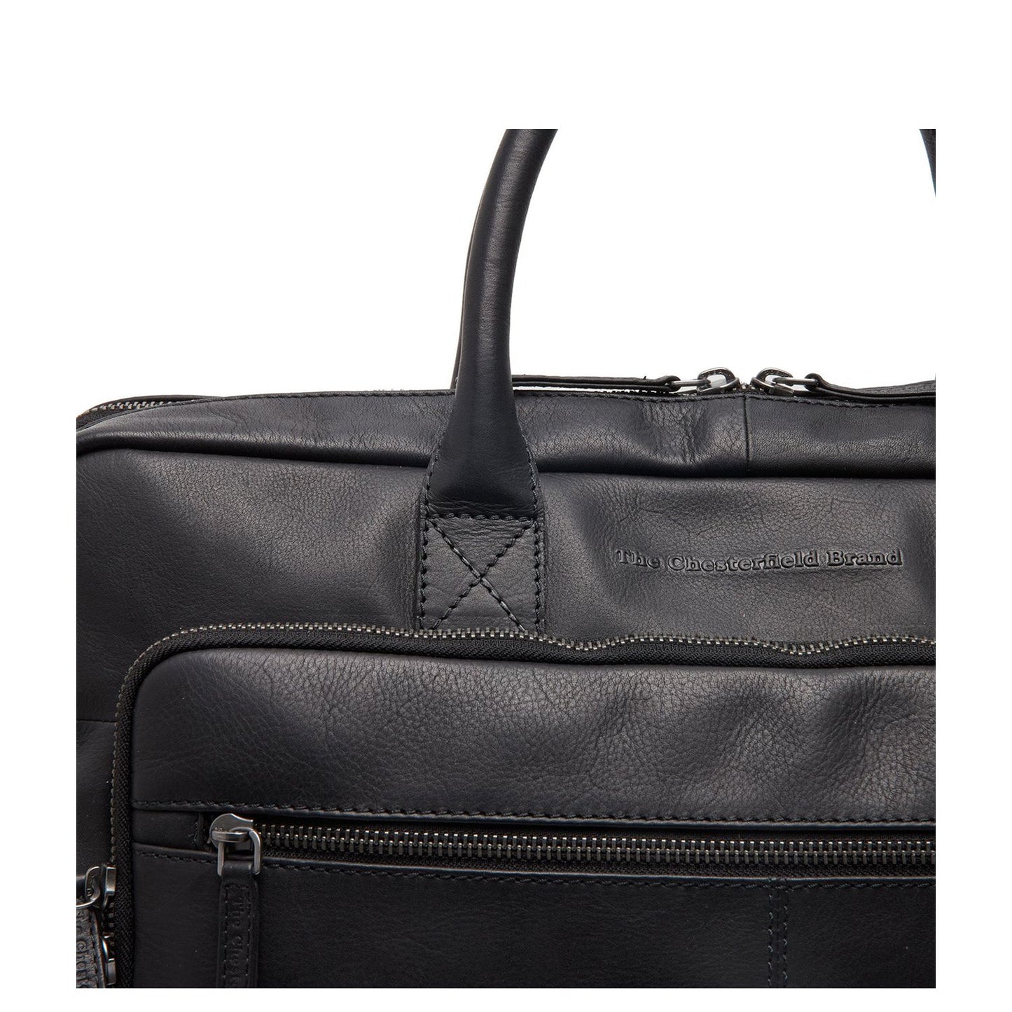 The Chesterfield Brand Tacama Laptop Schoudertas - 16" laptopvak - zwart