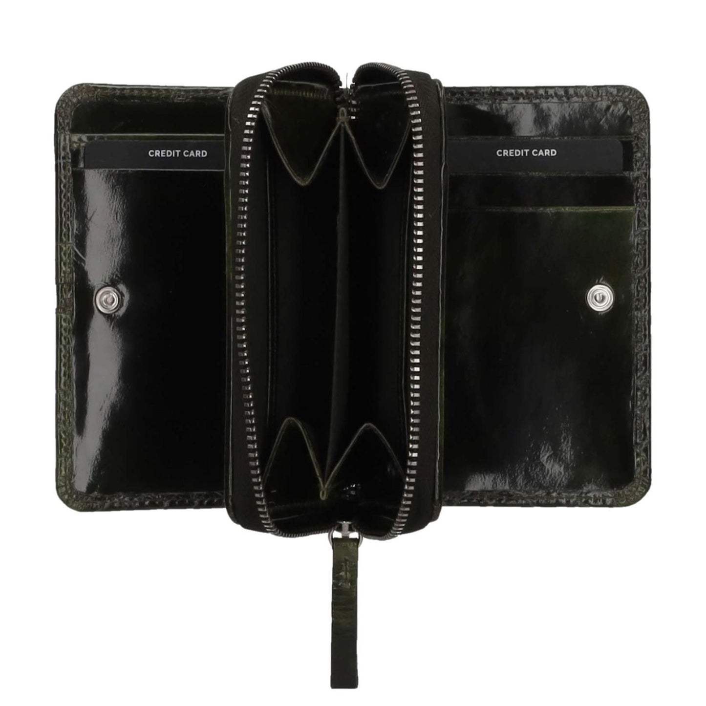 Burkely Cool Colbie Damesportemonnee - 12 pasjes - olive