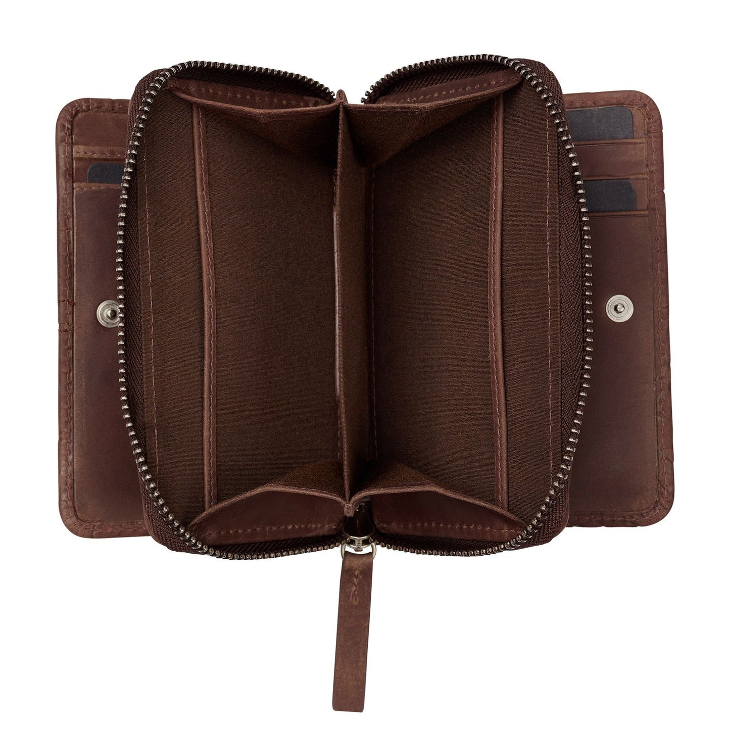 Burkely Cool Colbie Damesportemonnee - 12 pasjes - bruin