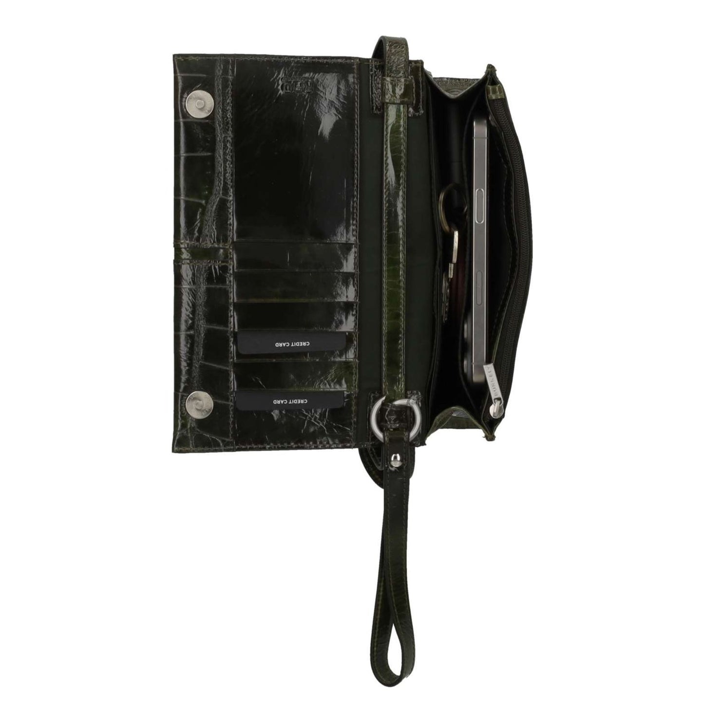 Burkely Cool Colbie Telefoontasje olive
