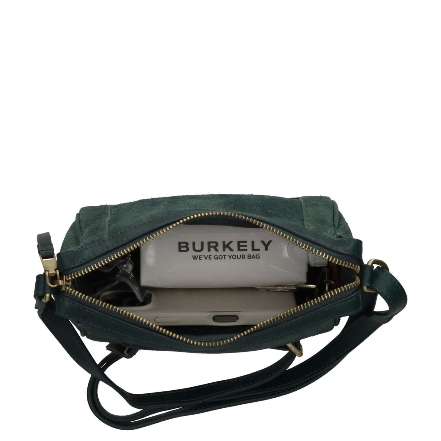 Burkely Sierra Crossbody Schoudertas dark green