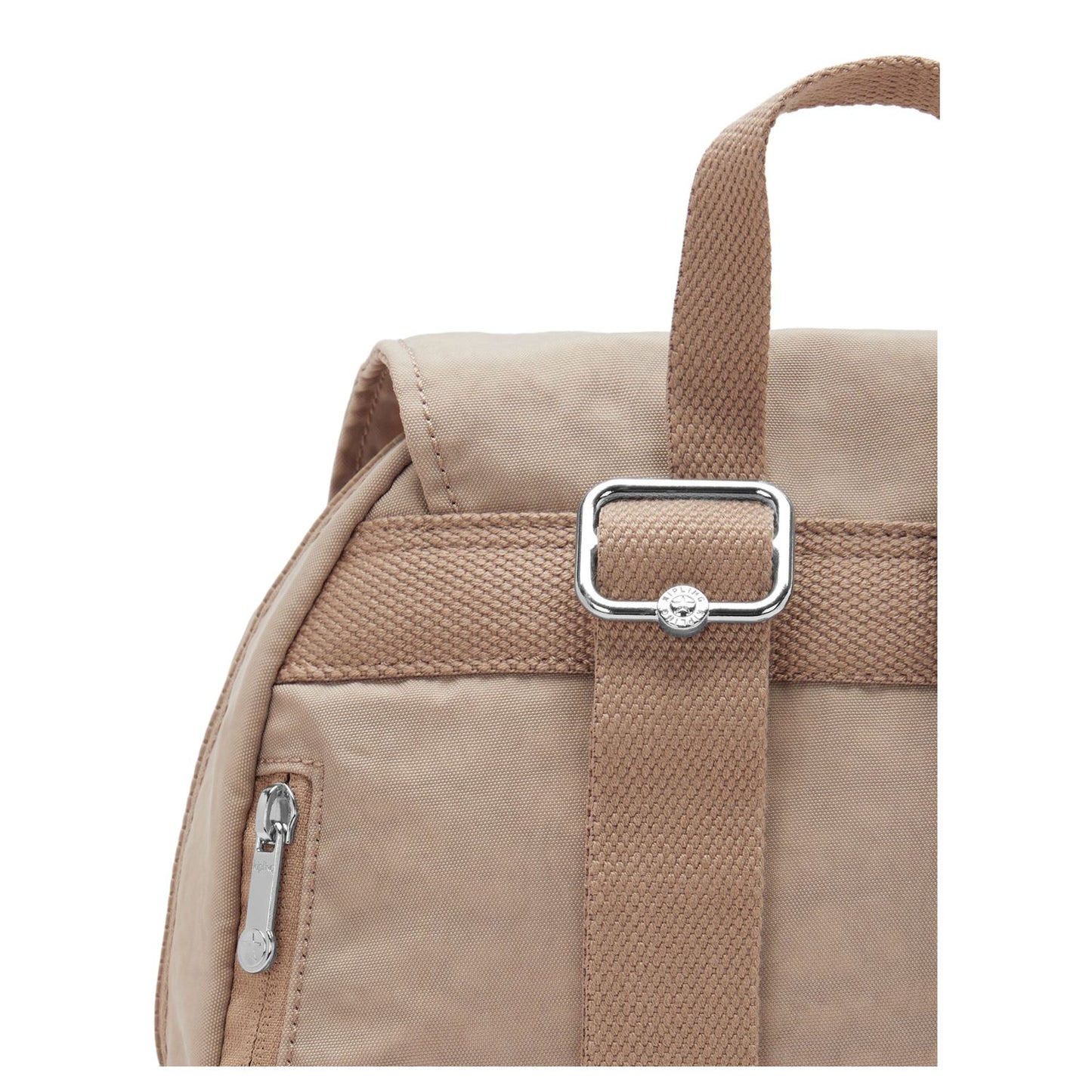 Kipling City Pocket S Rugzak tan beige