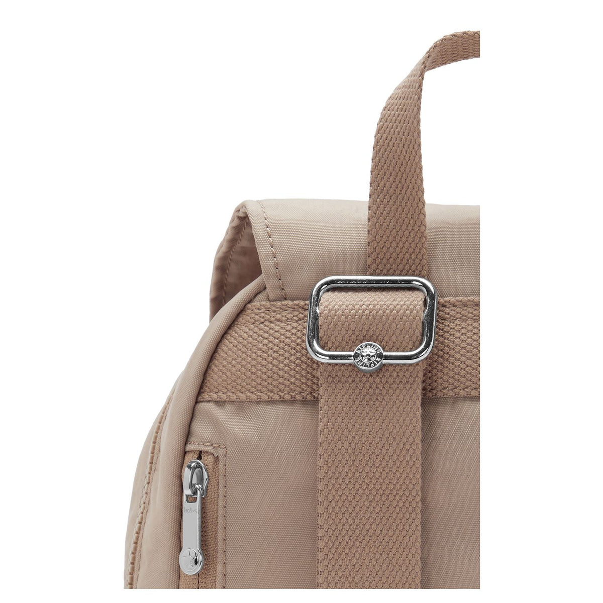 Kipling City Pocket Mini Rugzak tan beige