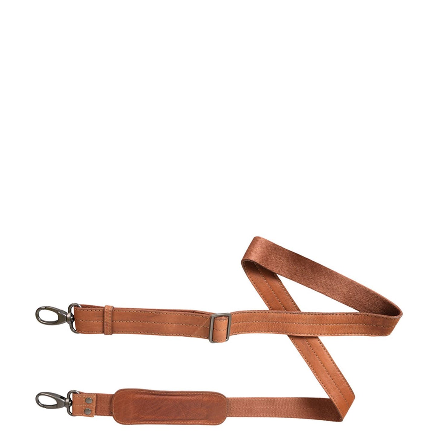 Plevier Catz Laptopschoudertas - 16" laptopvak - afneembare schouderriem - cognac